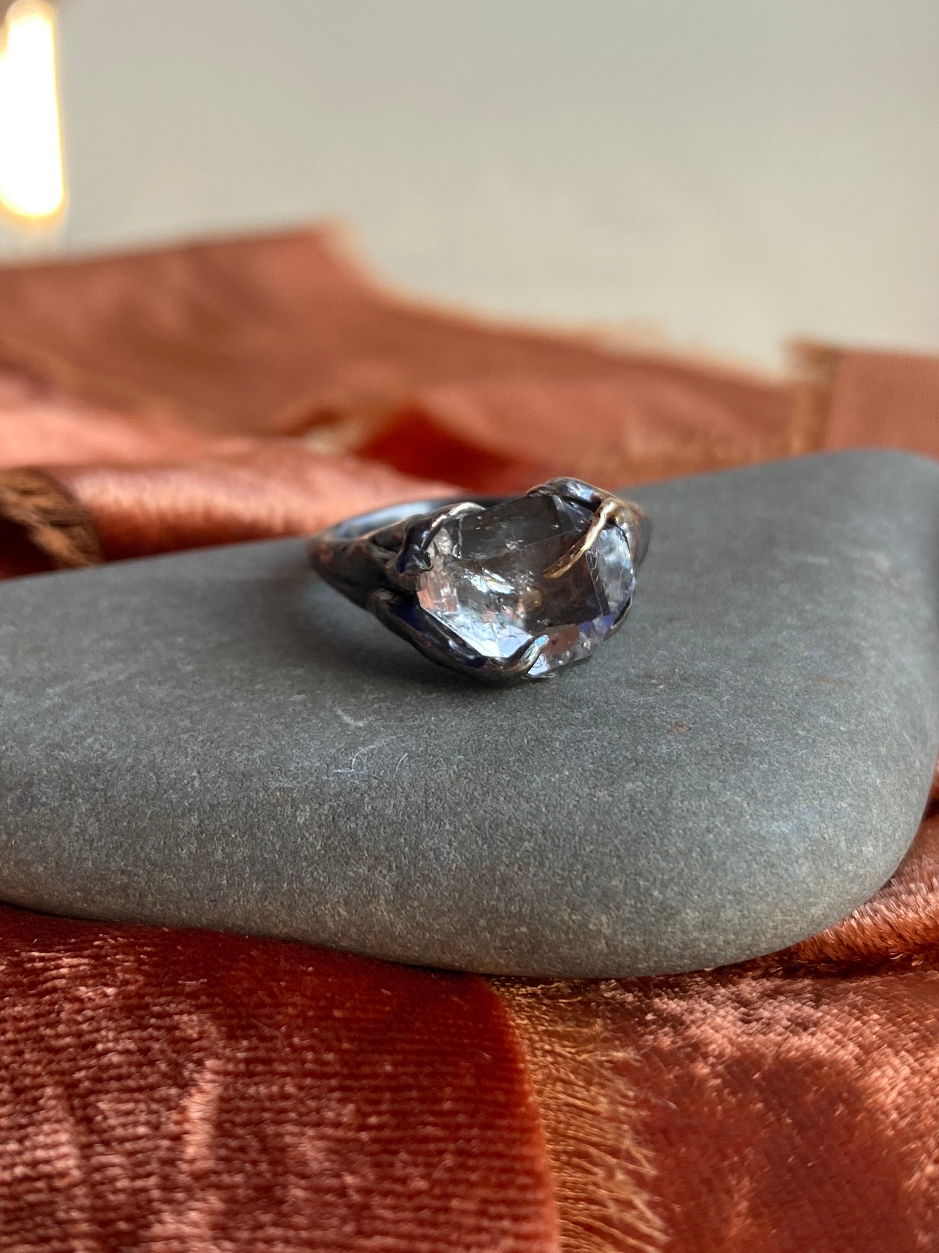 Elle Naz- Herkimer Diamond Ring