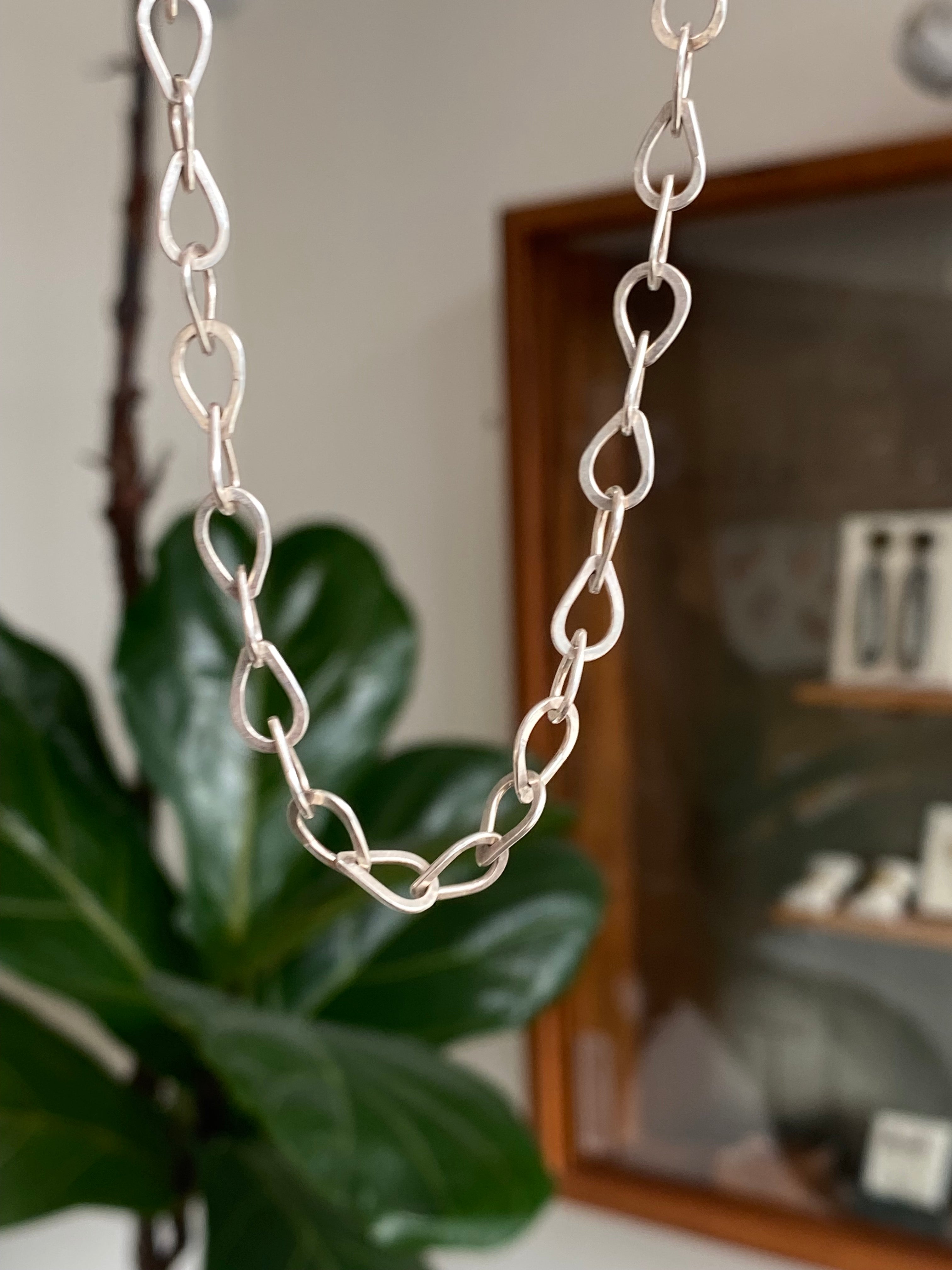 Siedra Loeffler- Tear Drop Chain Necklace