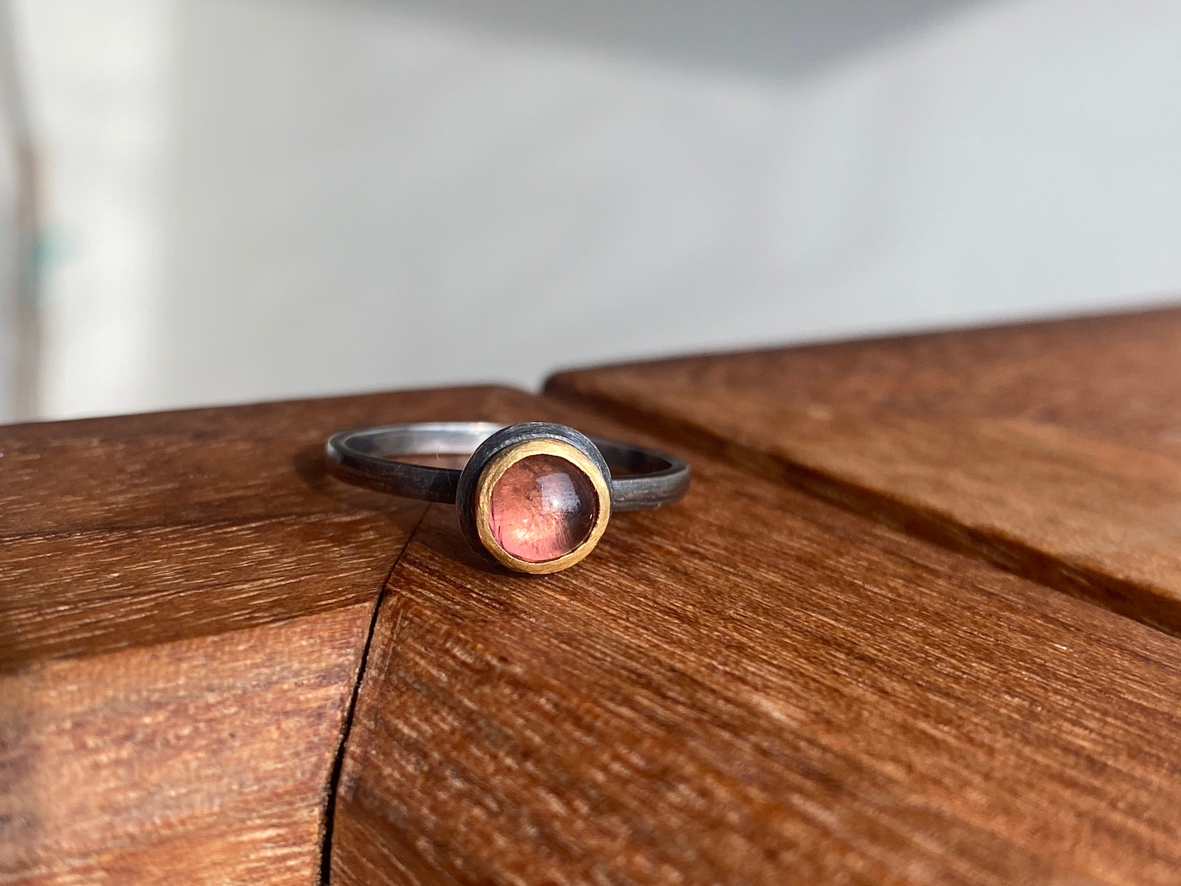 YFarmani Jewelry- Dusty Rose Tourmaline Ring