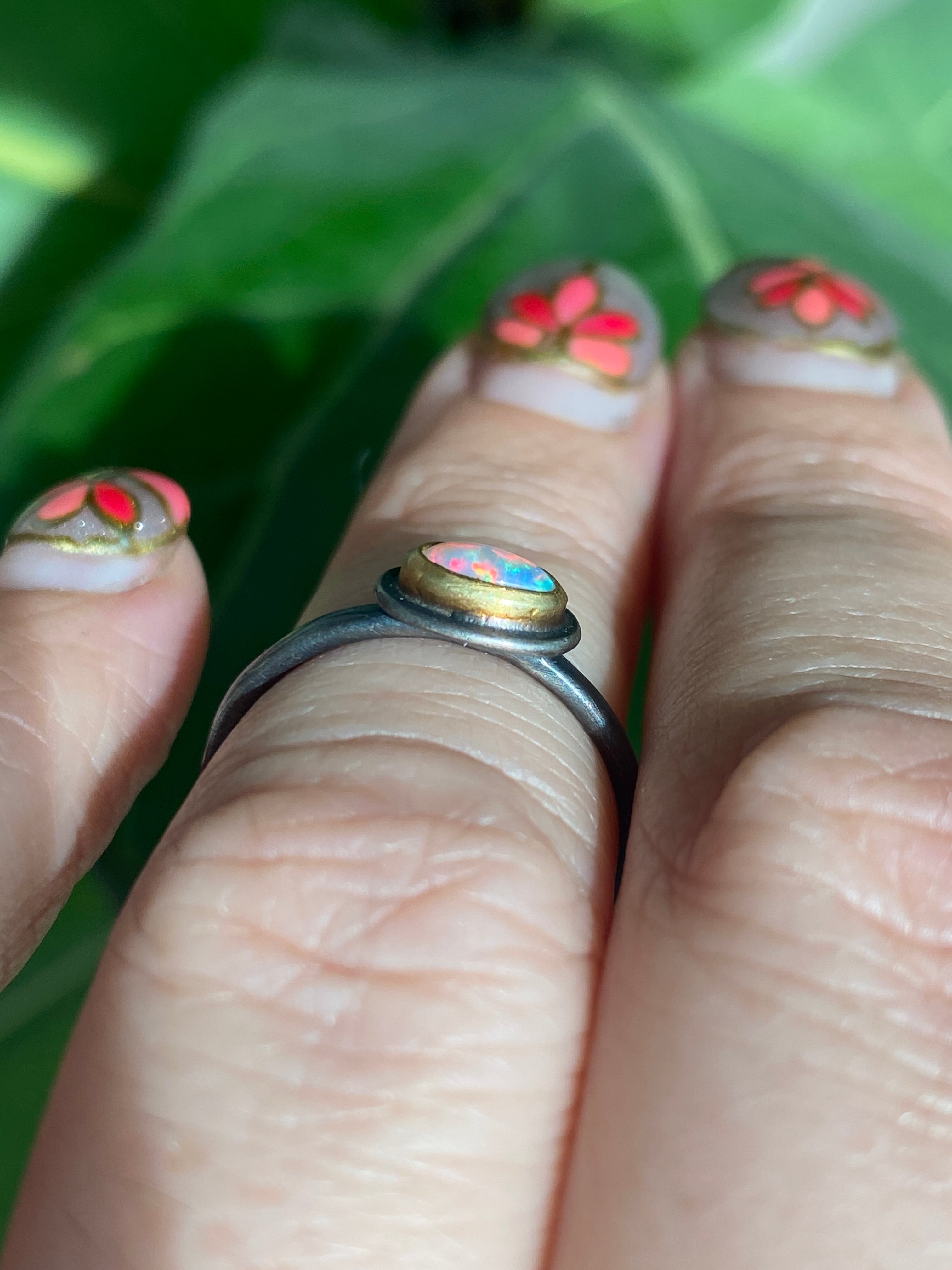 YFarmani Jewelry- Crystal Opal Ring