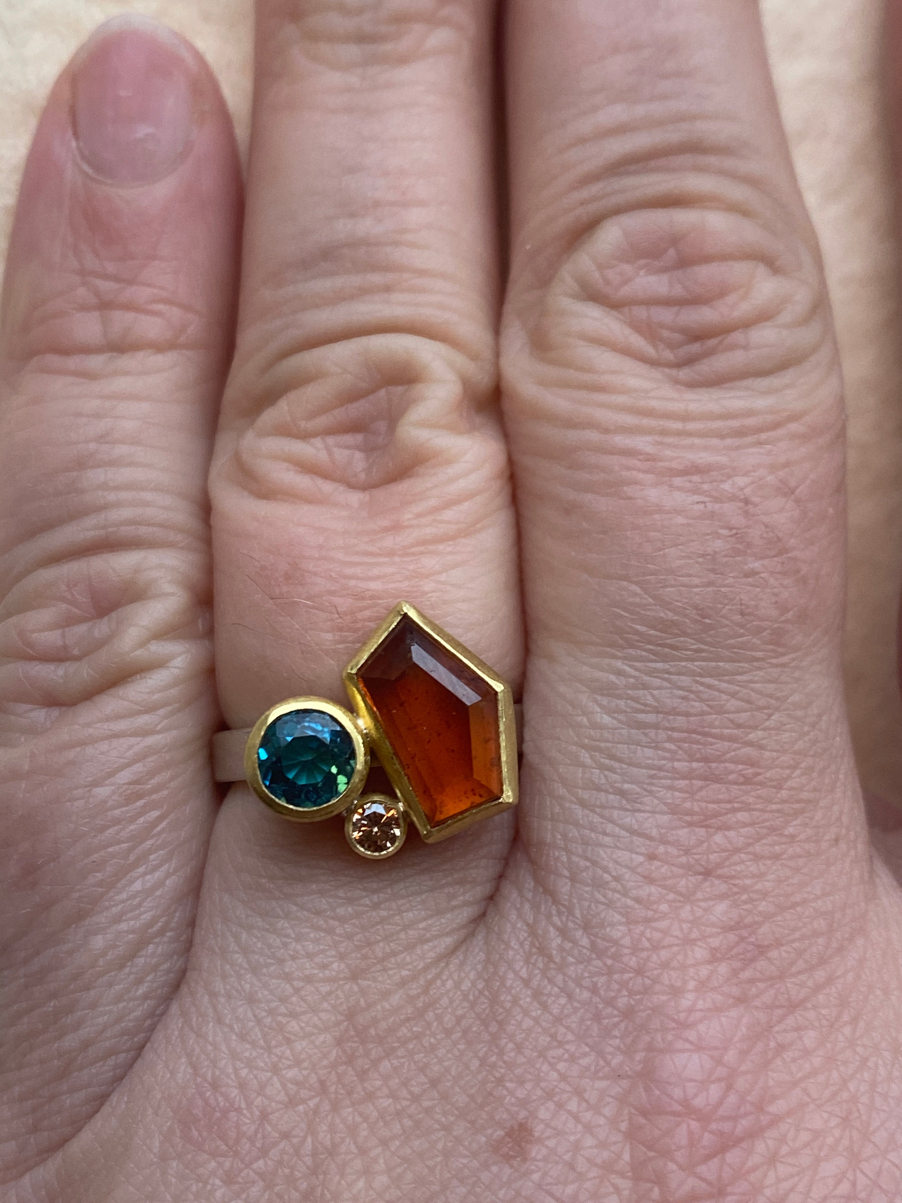 Sam Woehrmann- Sunset Cluster Ring