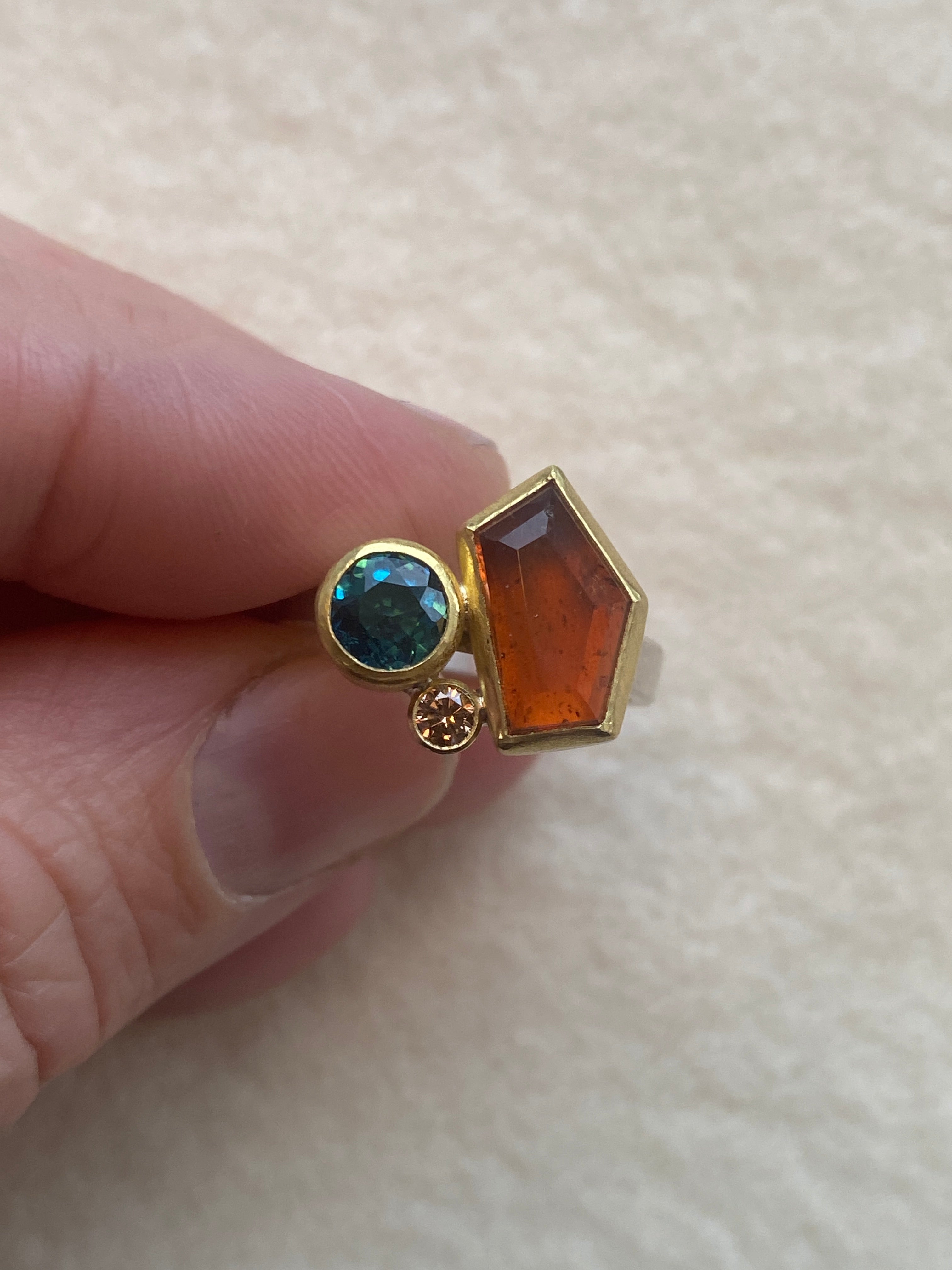 Sam Woehrmann- Sunset Cluster Ring