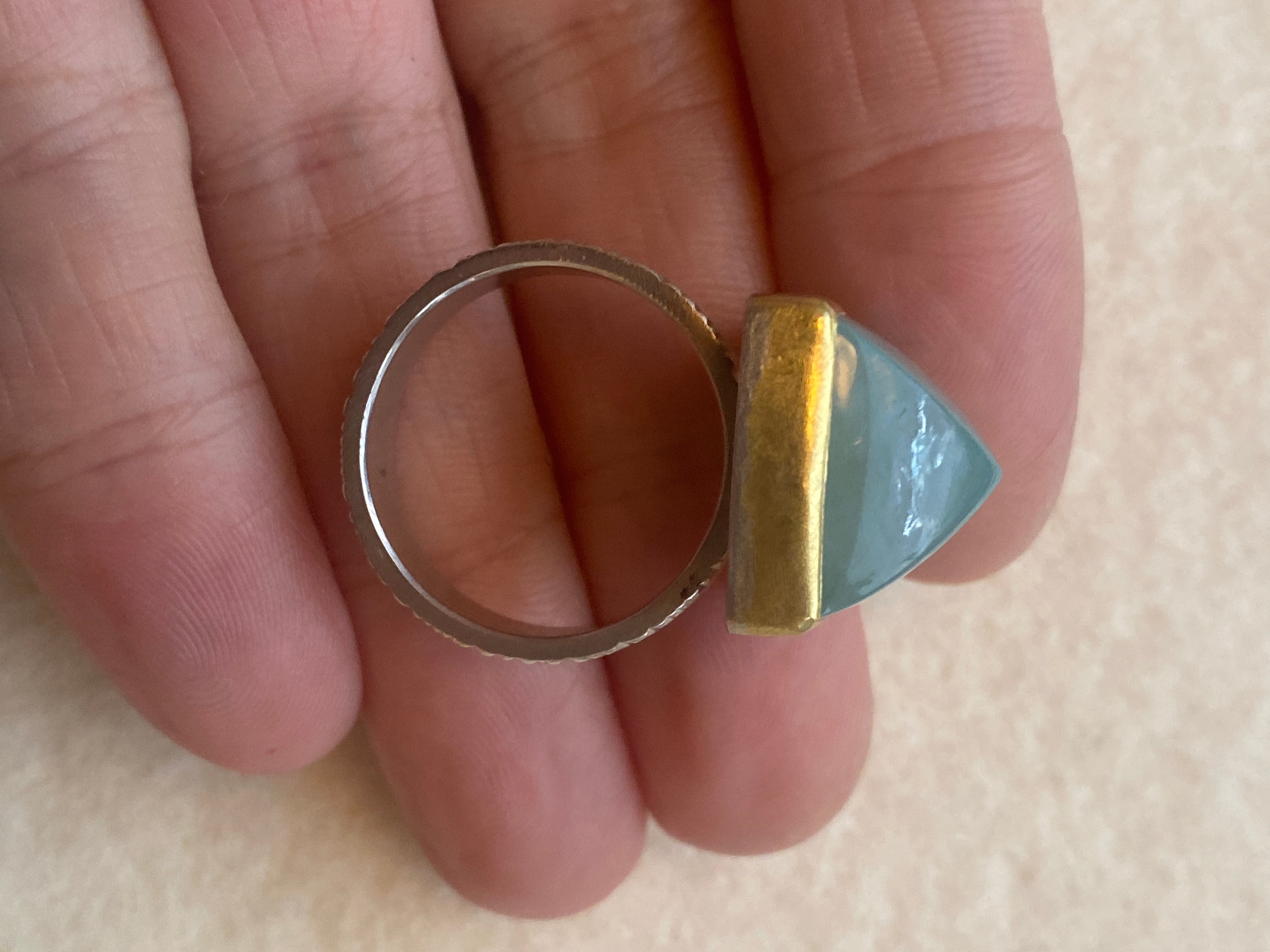 Sam Woehrmann- Sugarloaf Aquamarine Ring