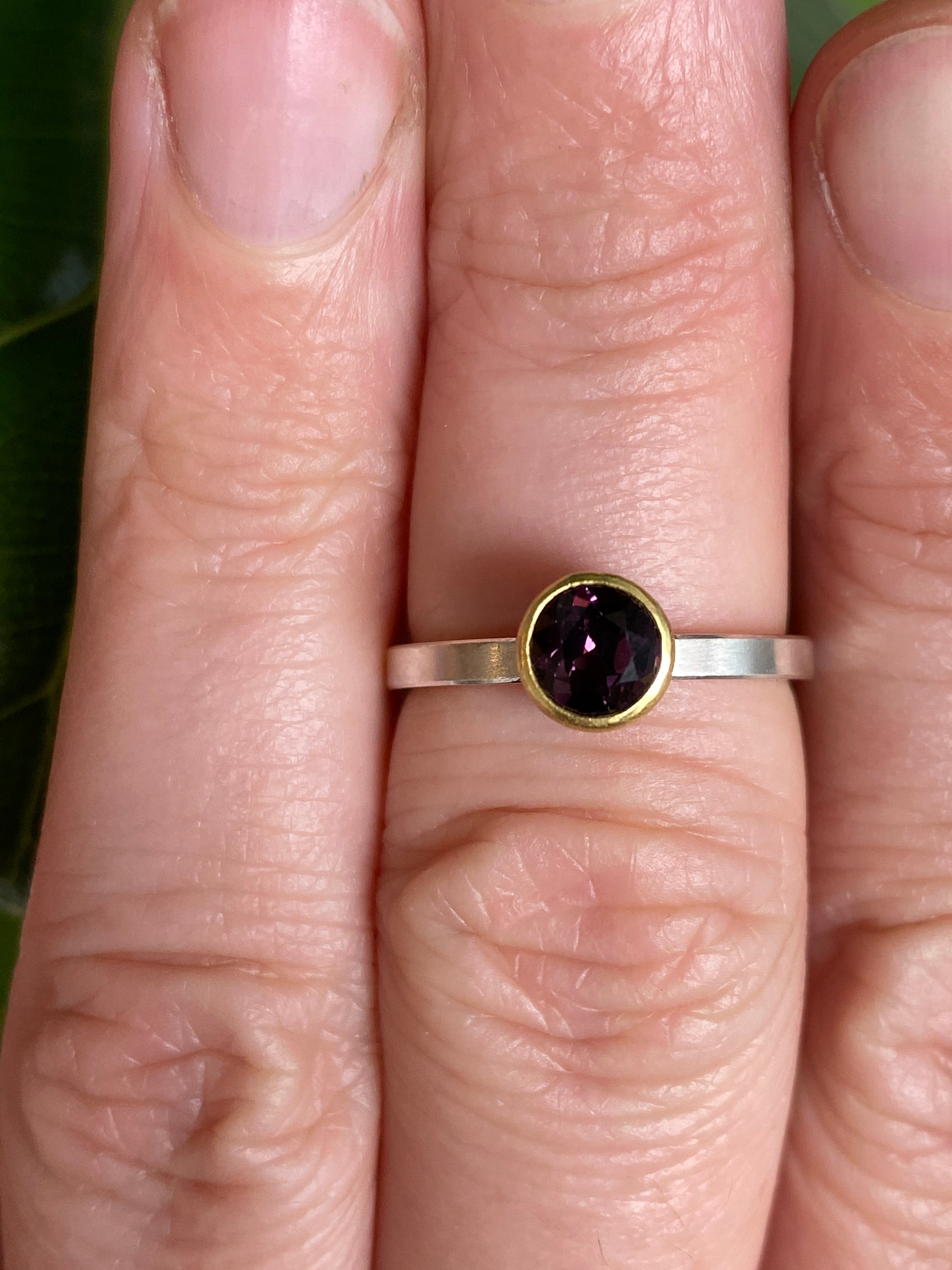 Sam Woehrmann- Round Spinel Stacking Ring