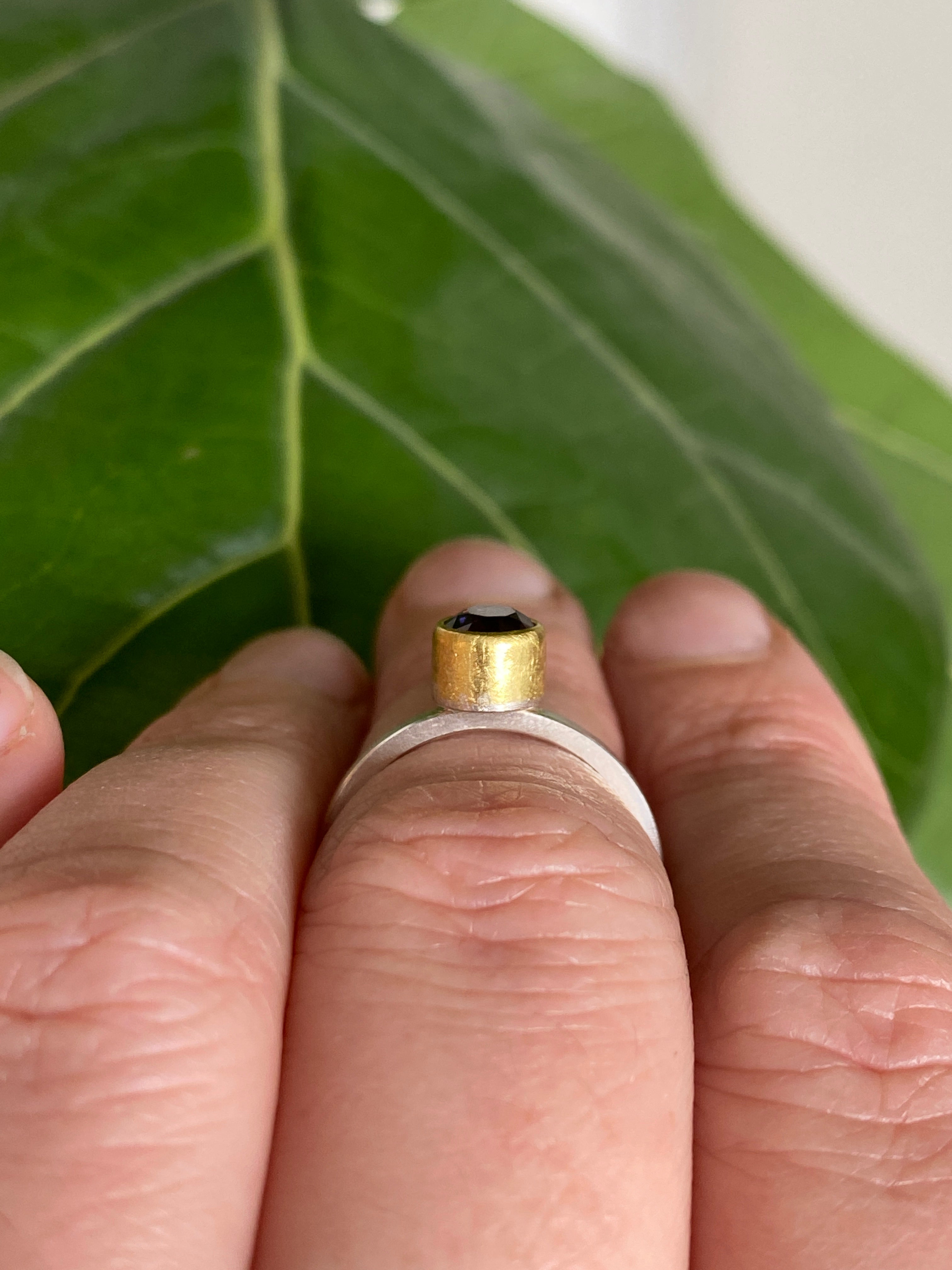 Sam Woehrmann- Round Spinel Stacking Ring