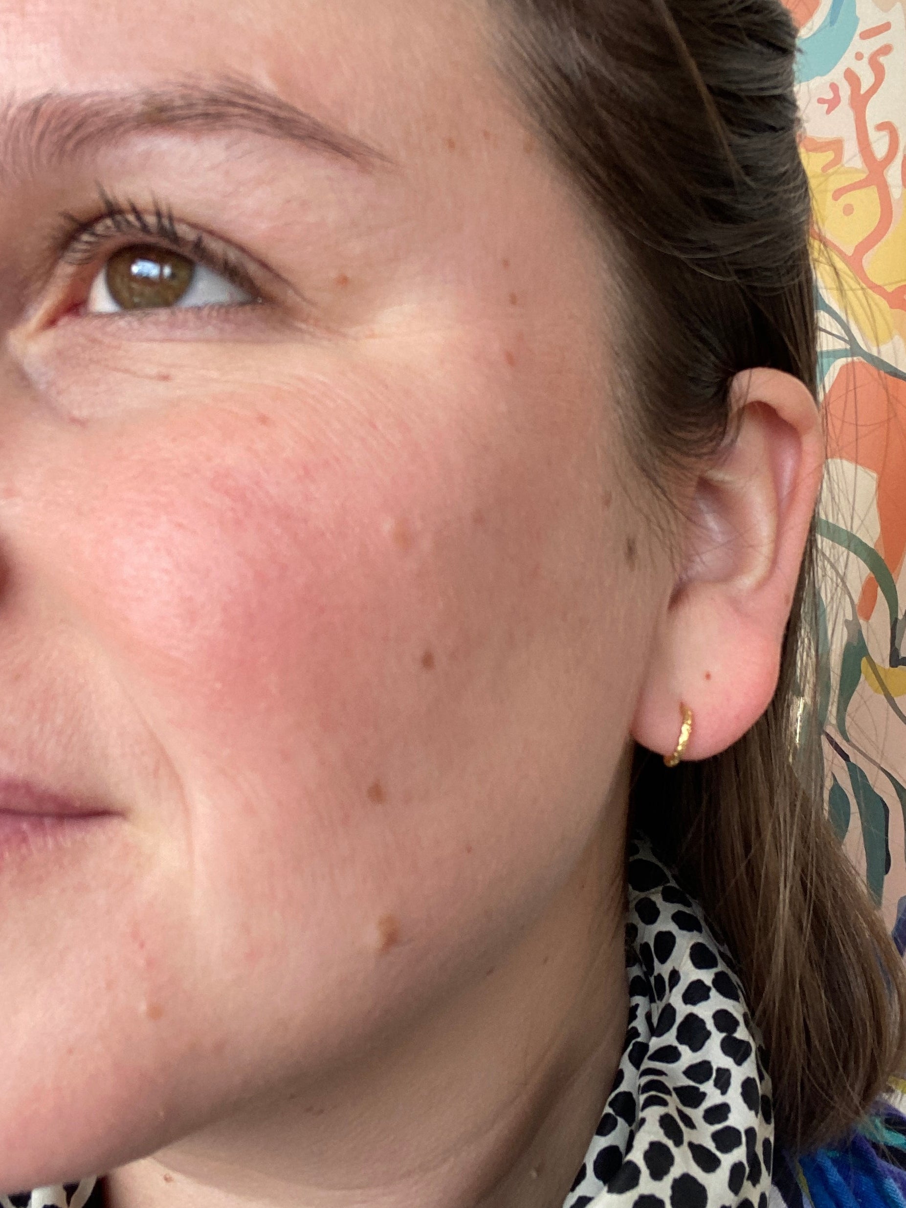 Christina Kober- Sparkly Huggie Hoop Earrings