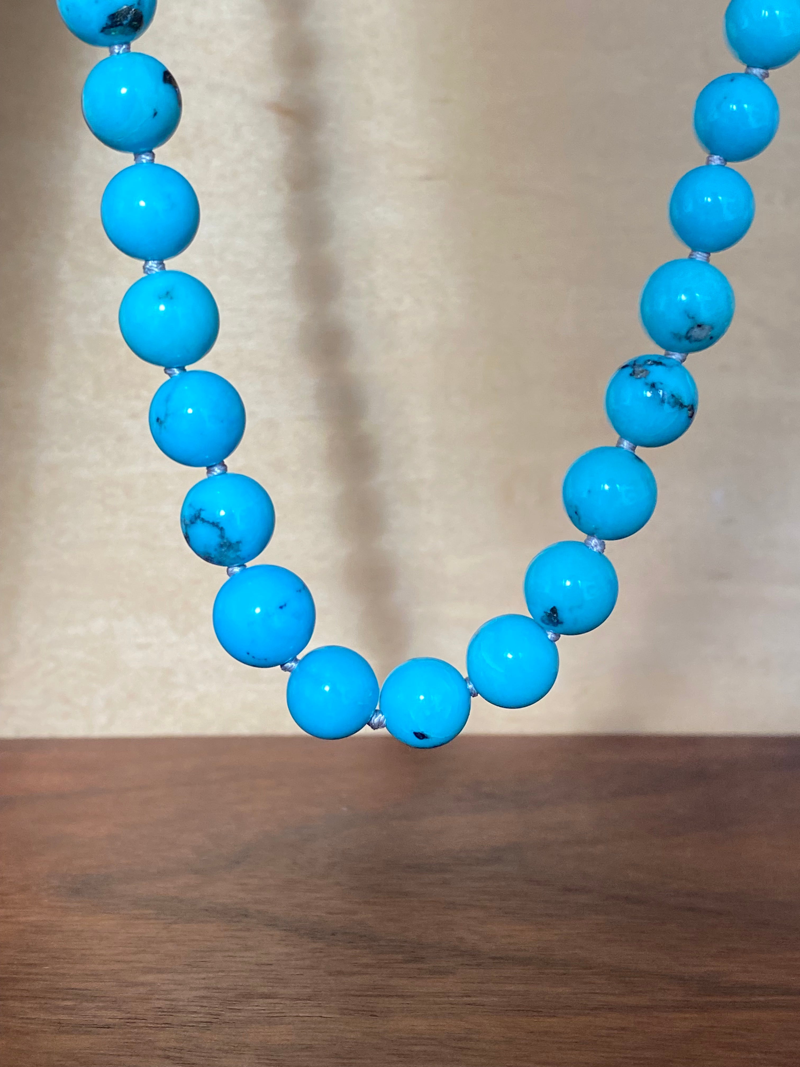 Monica Marcella- Turquoise Bead Necklace