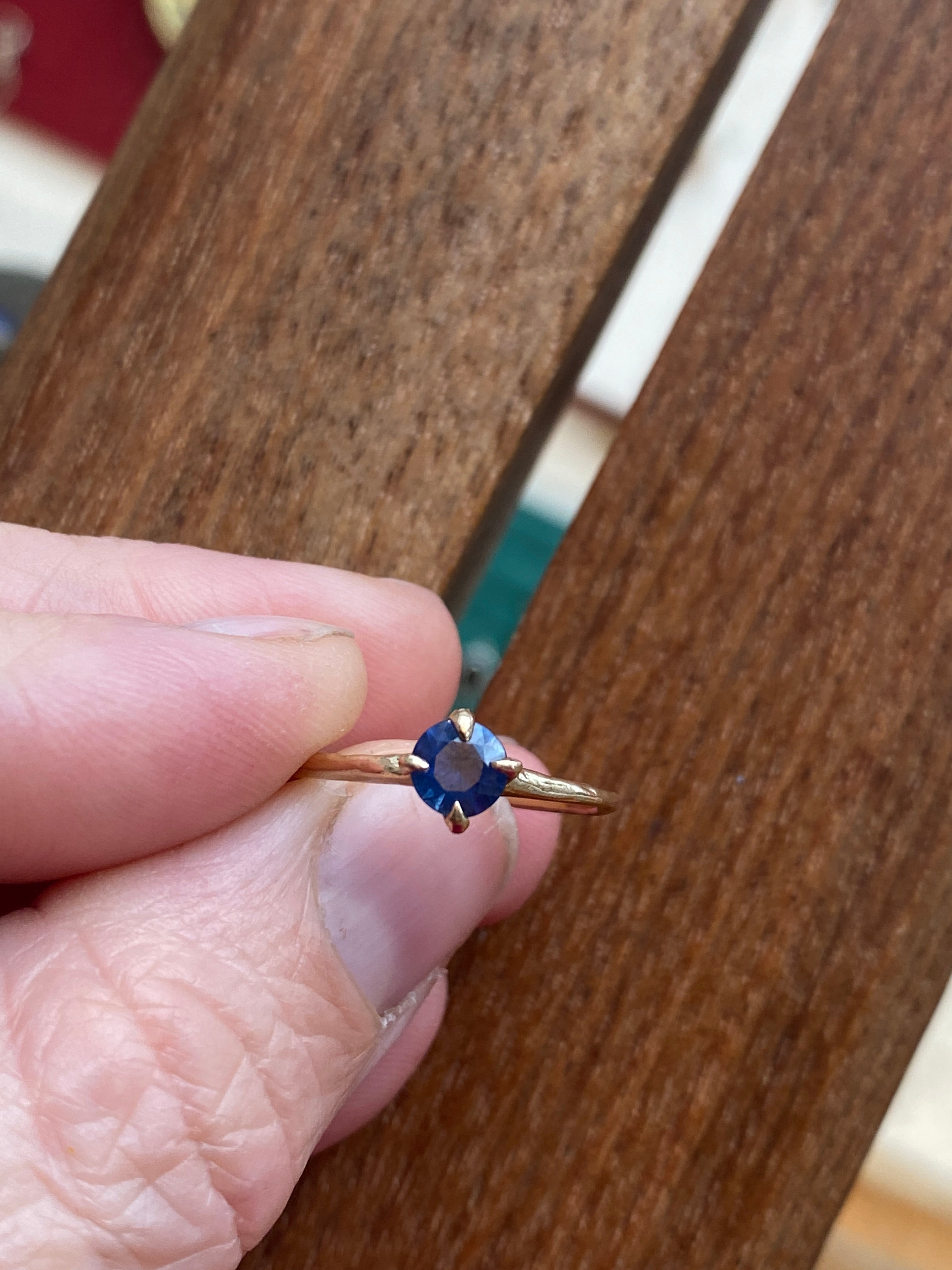 Elle Naz- Blue Umba Sapphire Ring