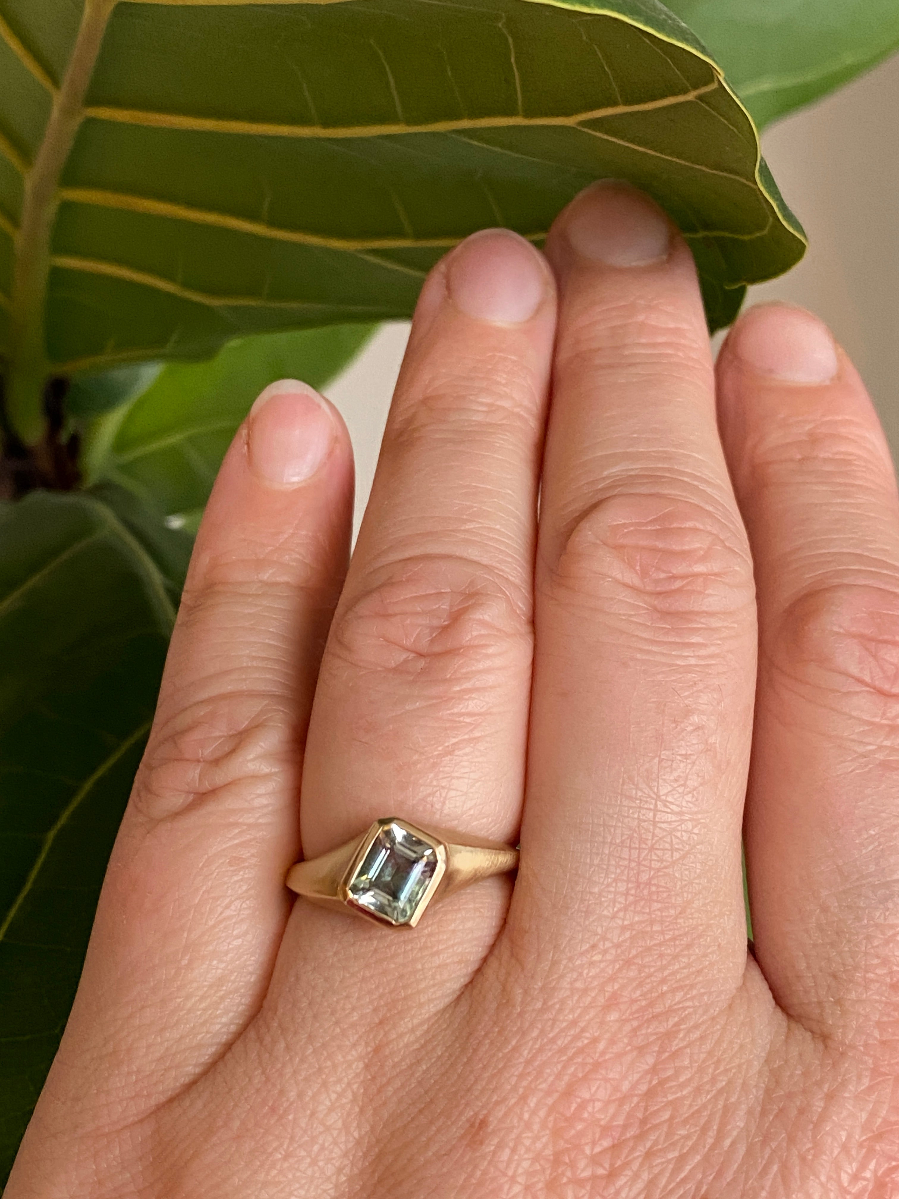 Elle Naz- Leaning Tourmaline Ring