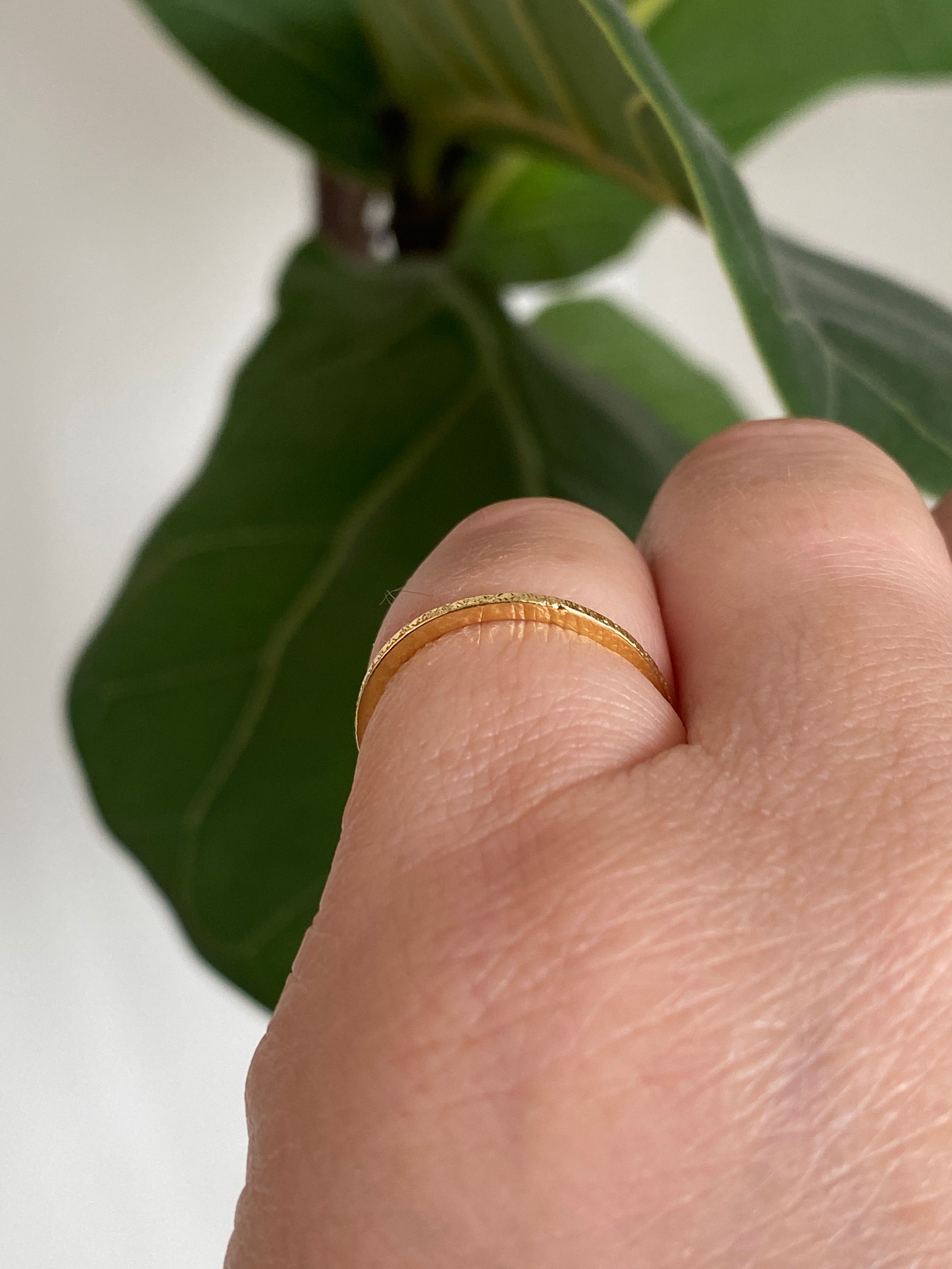 Christina Kober- Sparkling Stacking Gold Ring