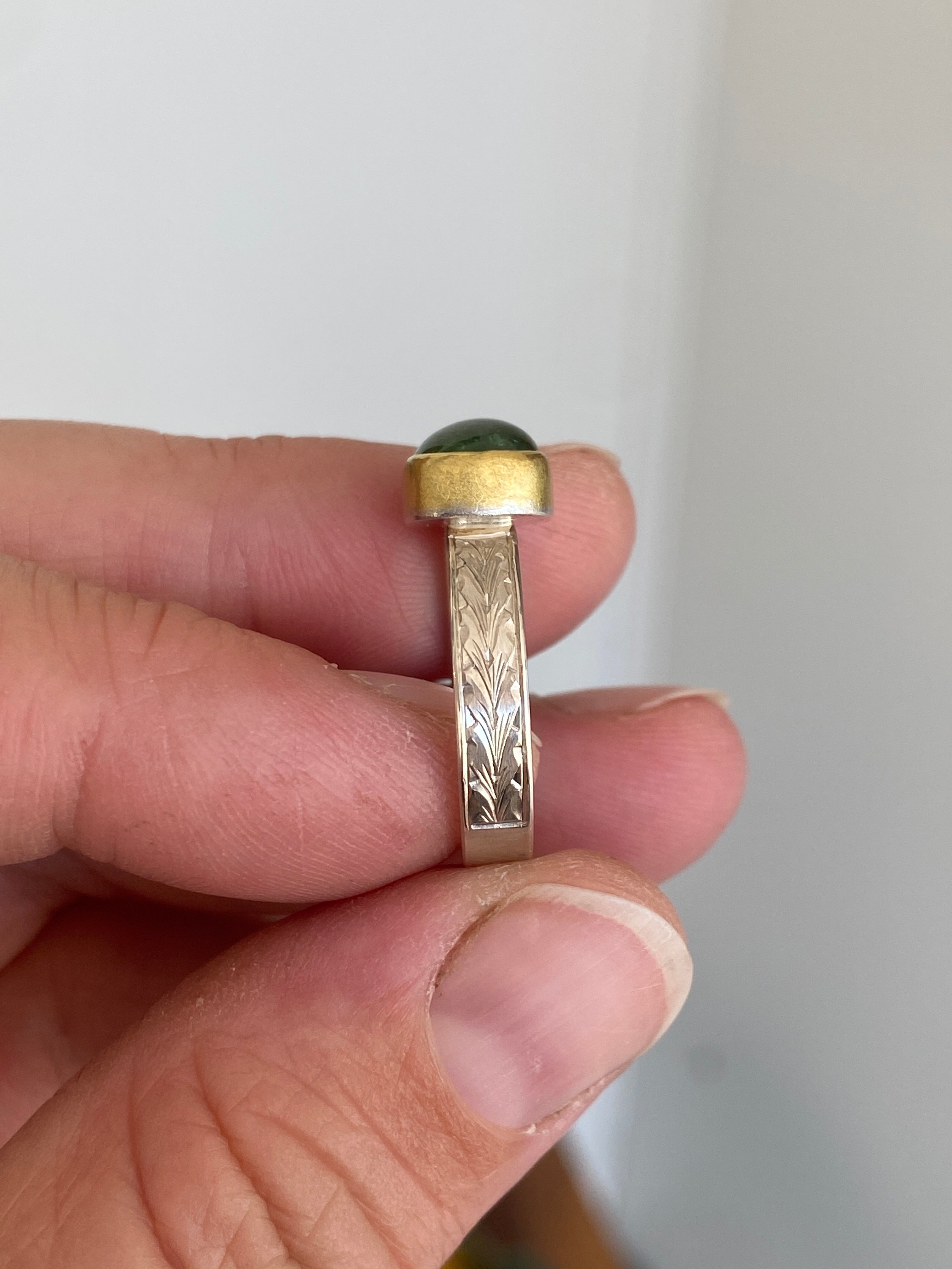 Sam Woehrmann- Tsavorite Garnet Ring