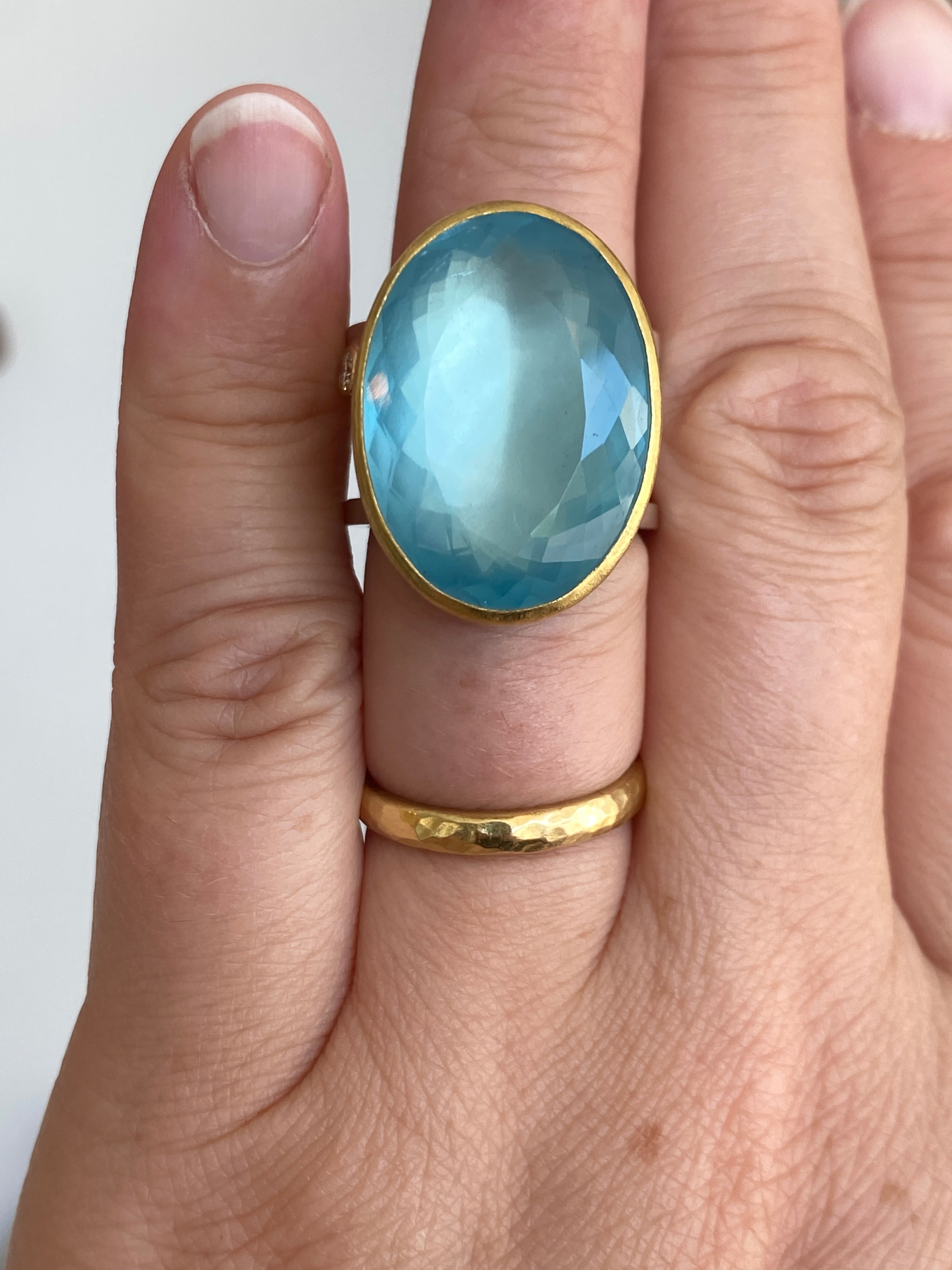 Sam Woehrmann- Massive Aquamarine Cocktail Ring