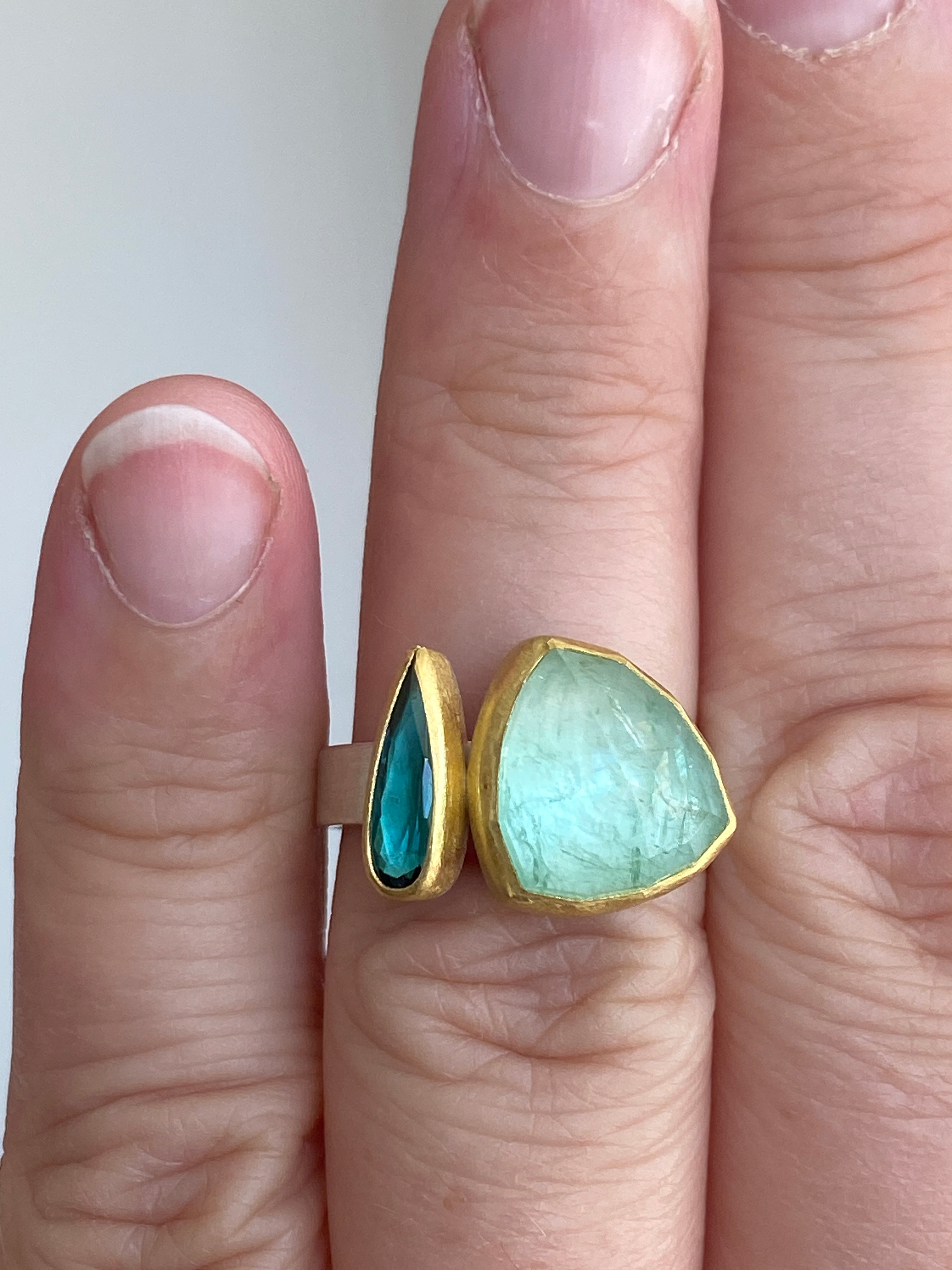 Sam Woehrmann- Two Tone Tourmaline Ring