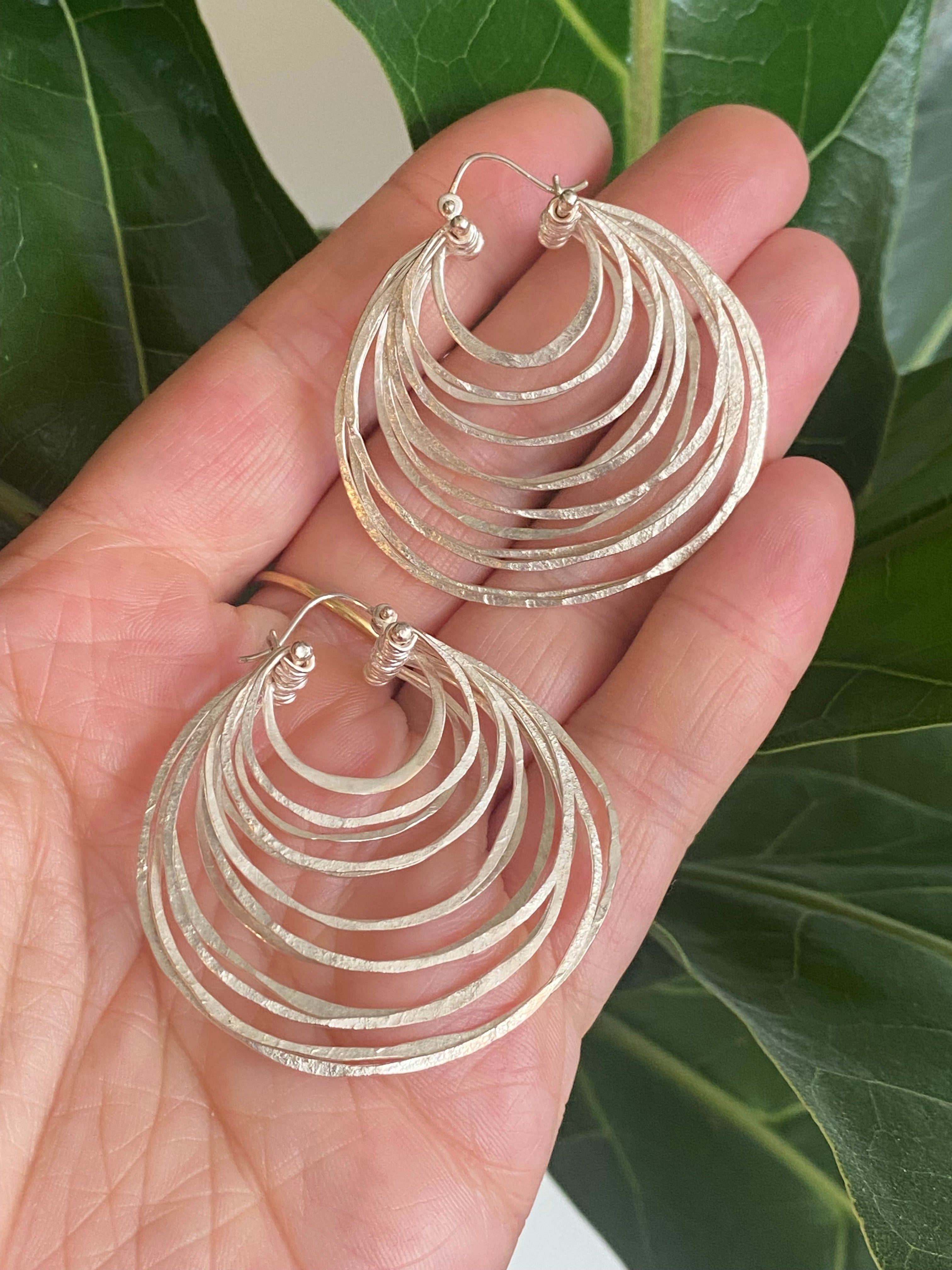 Leia Zumbro- Crescent Hoop Earrings