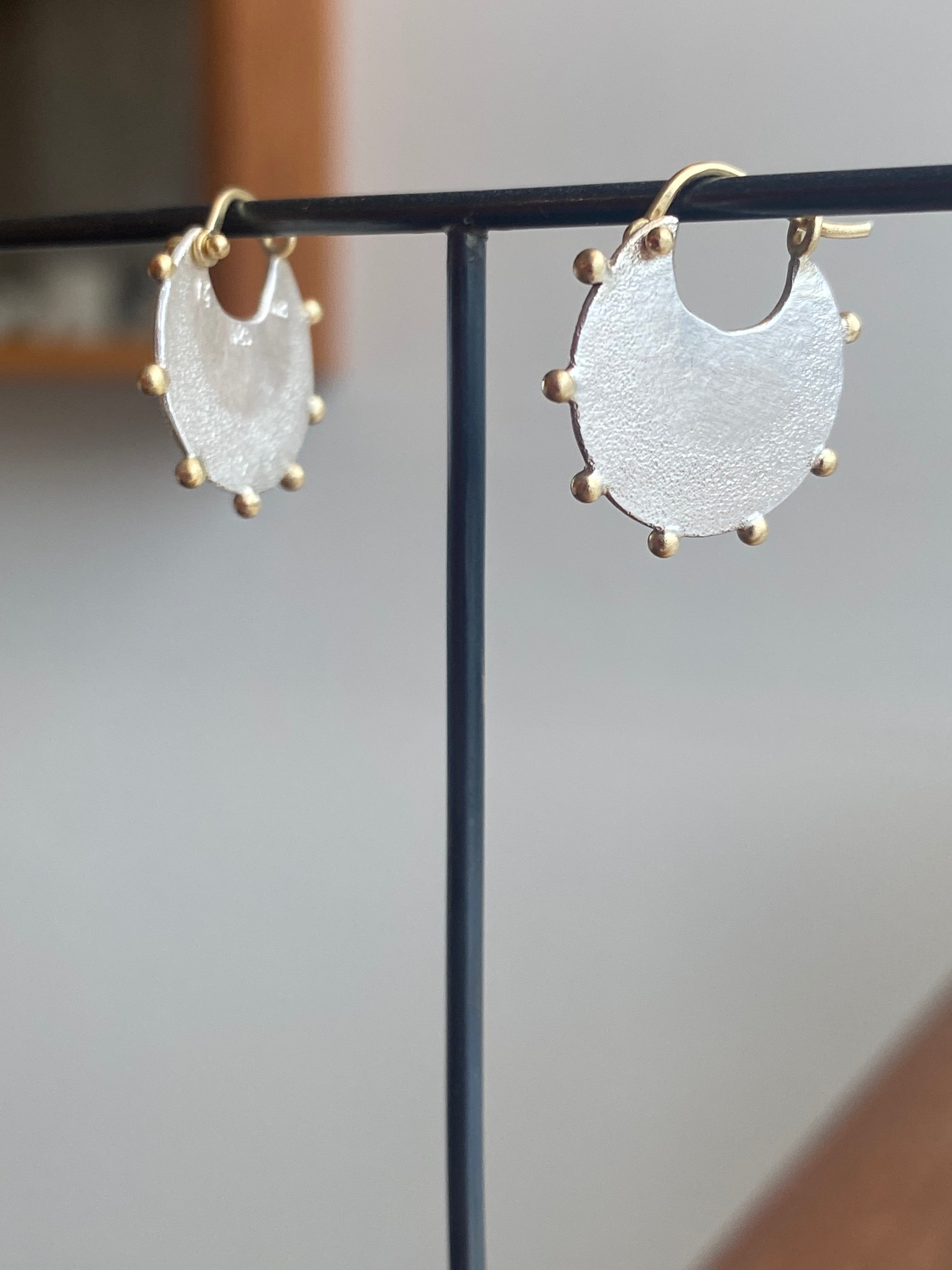 Leia Zumbro- Moon Cloud Hoop Earrings