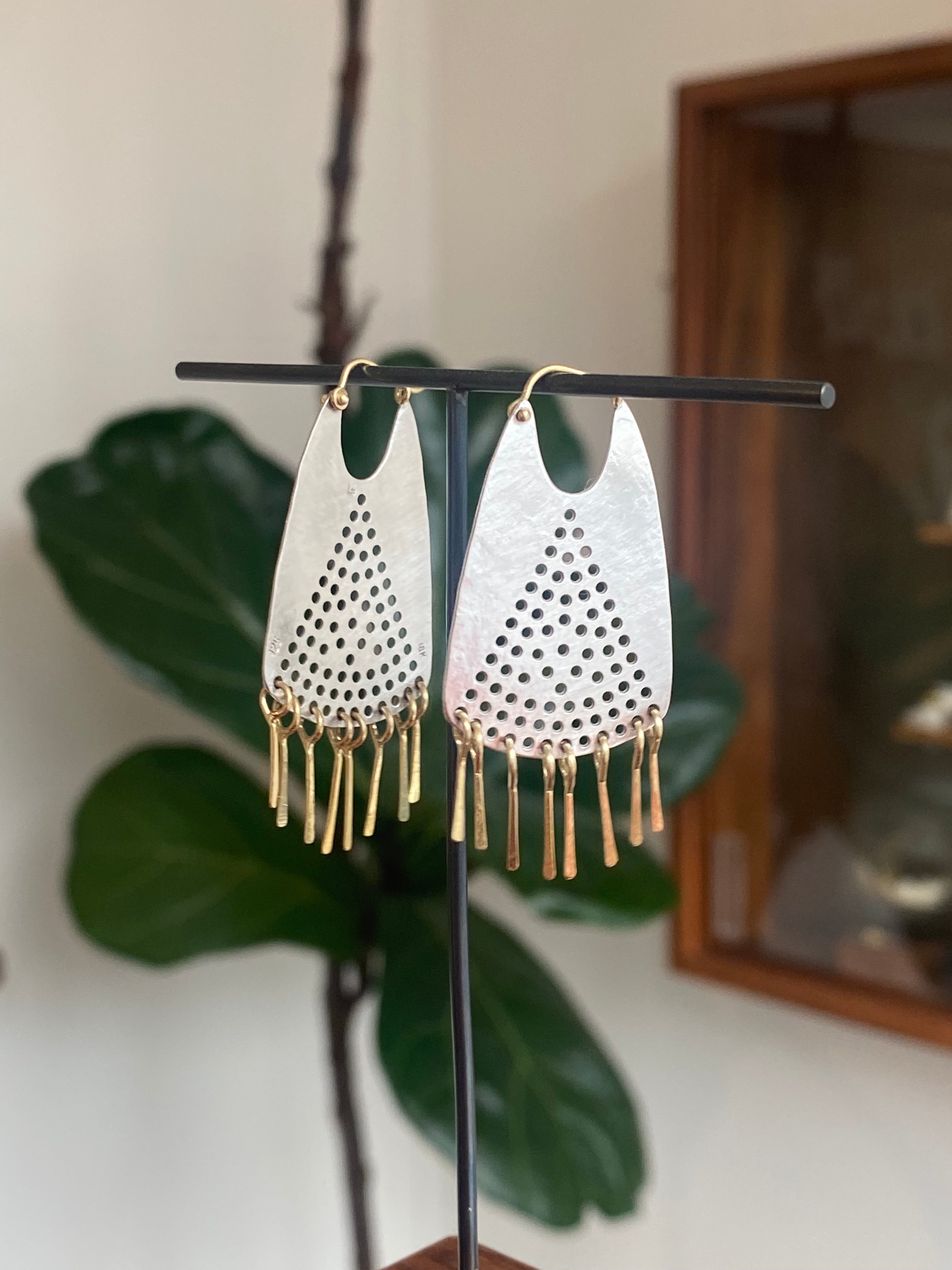 Leia Zumbro- Mountain Hoop Earrings