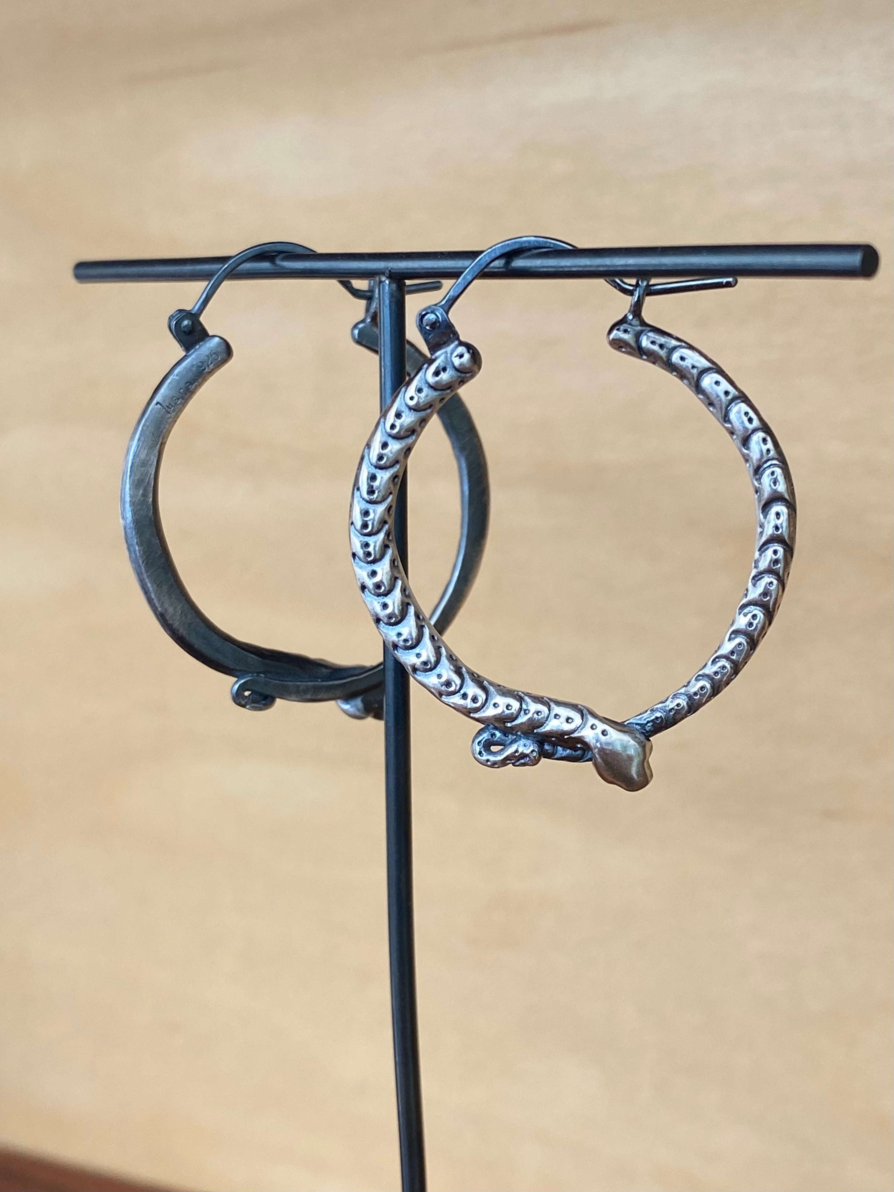 Luana Coonen- Sleeping Snake Hoop Earrings