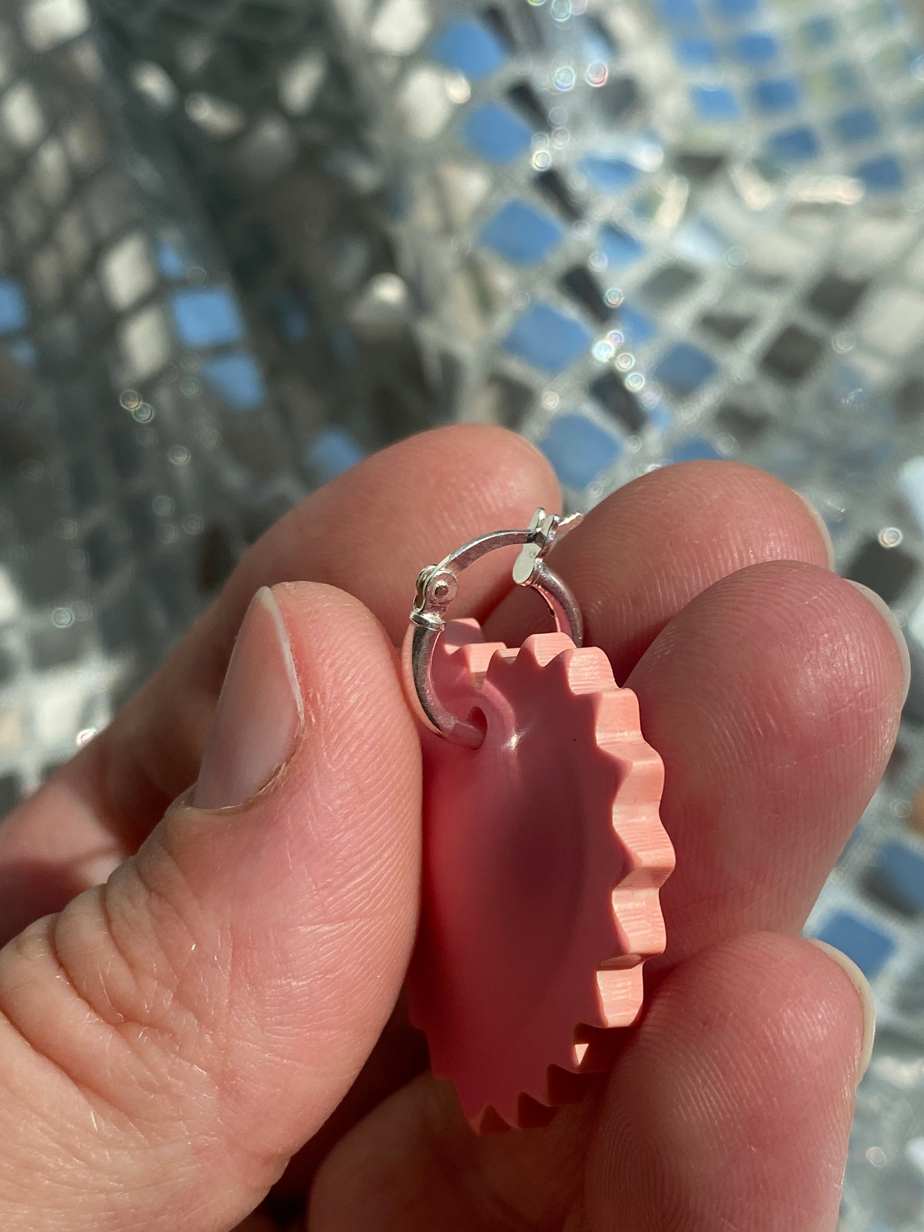 Woll Jewelry- Heart Ravioli Earrings