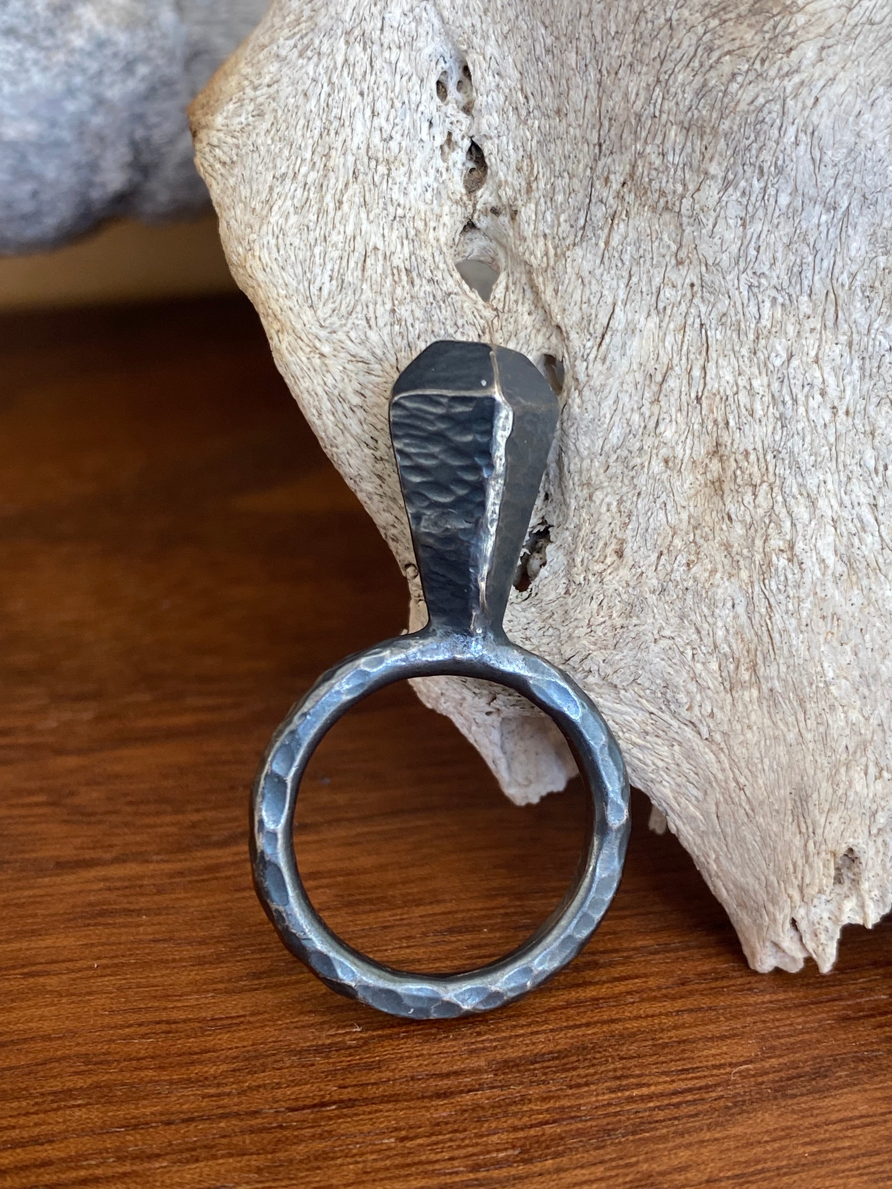 Betty Jäger- High Top Facetted Ingot Ring