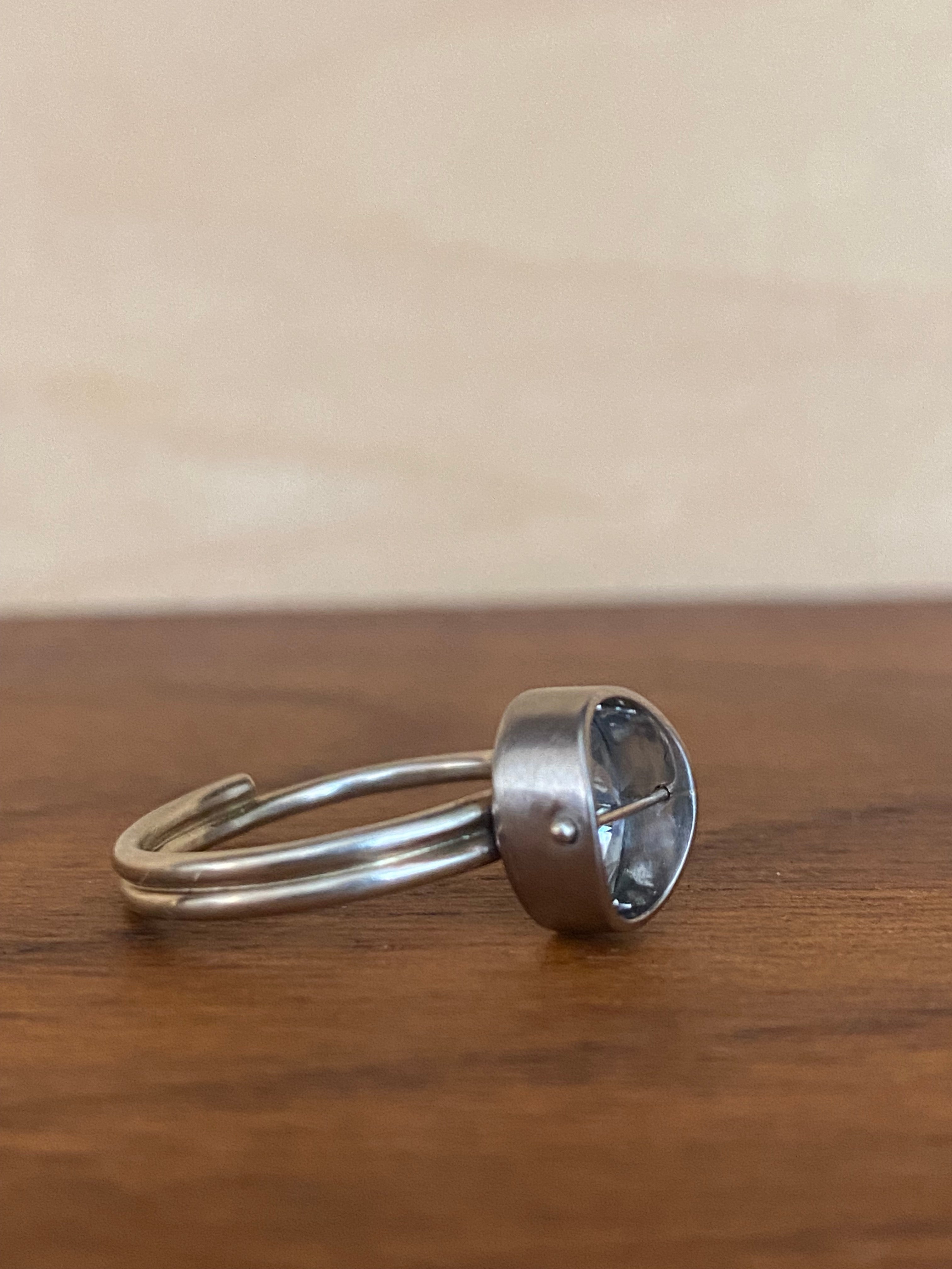 Hilary Finck- Captured Madagascar Sapphire Ring