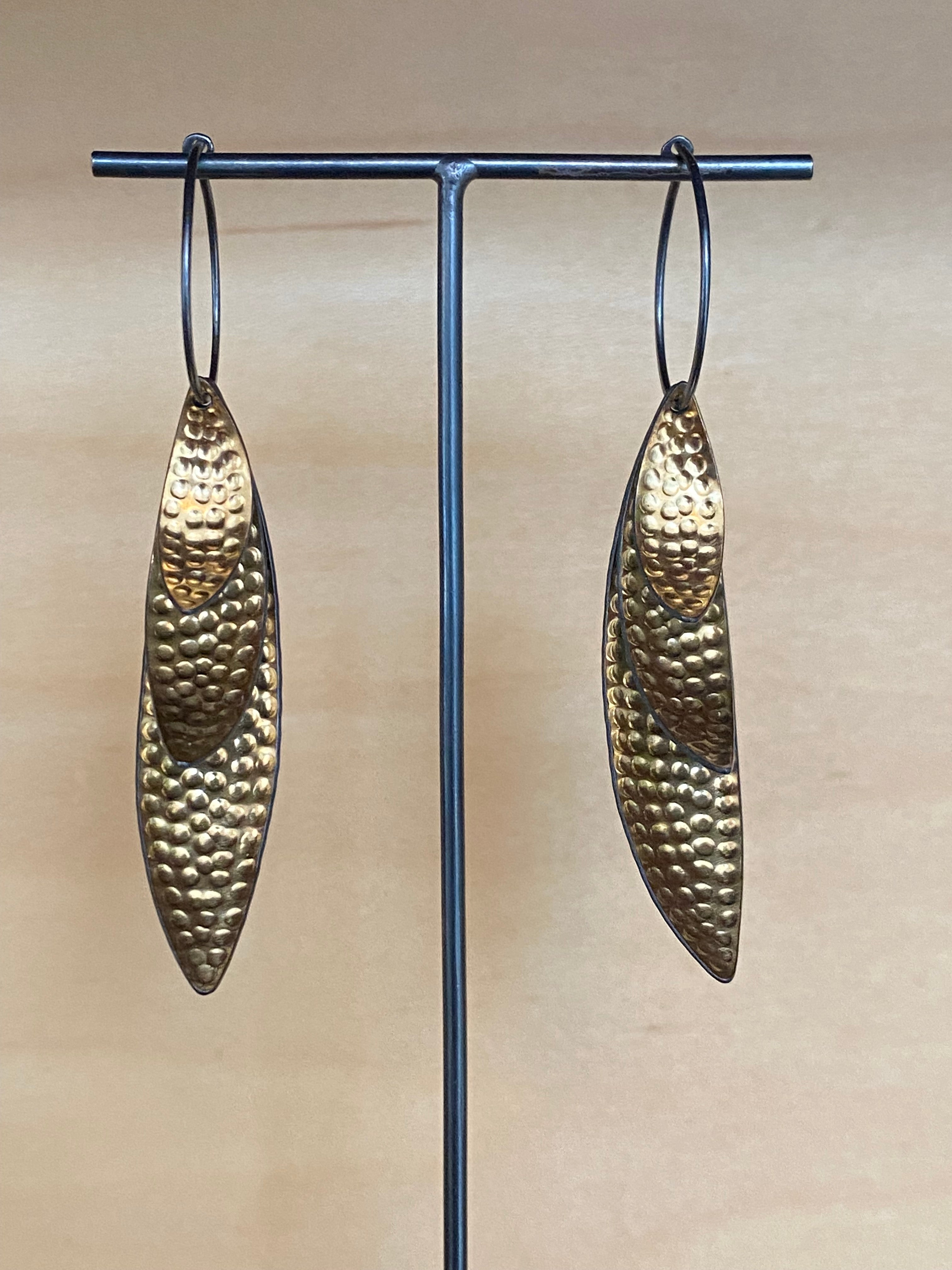 Hilary Finck- Leaf Cluster Earrings
