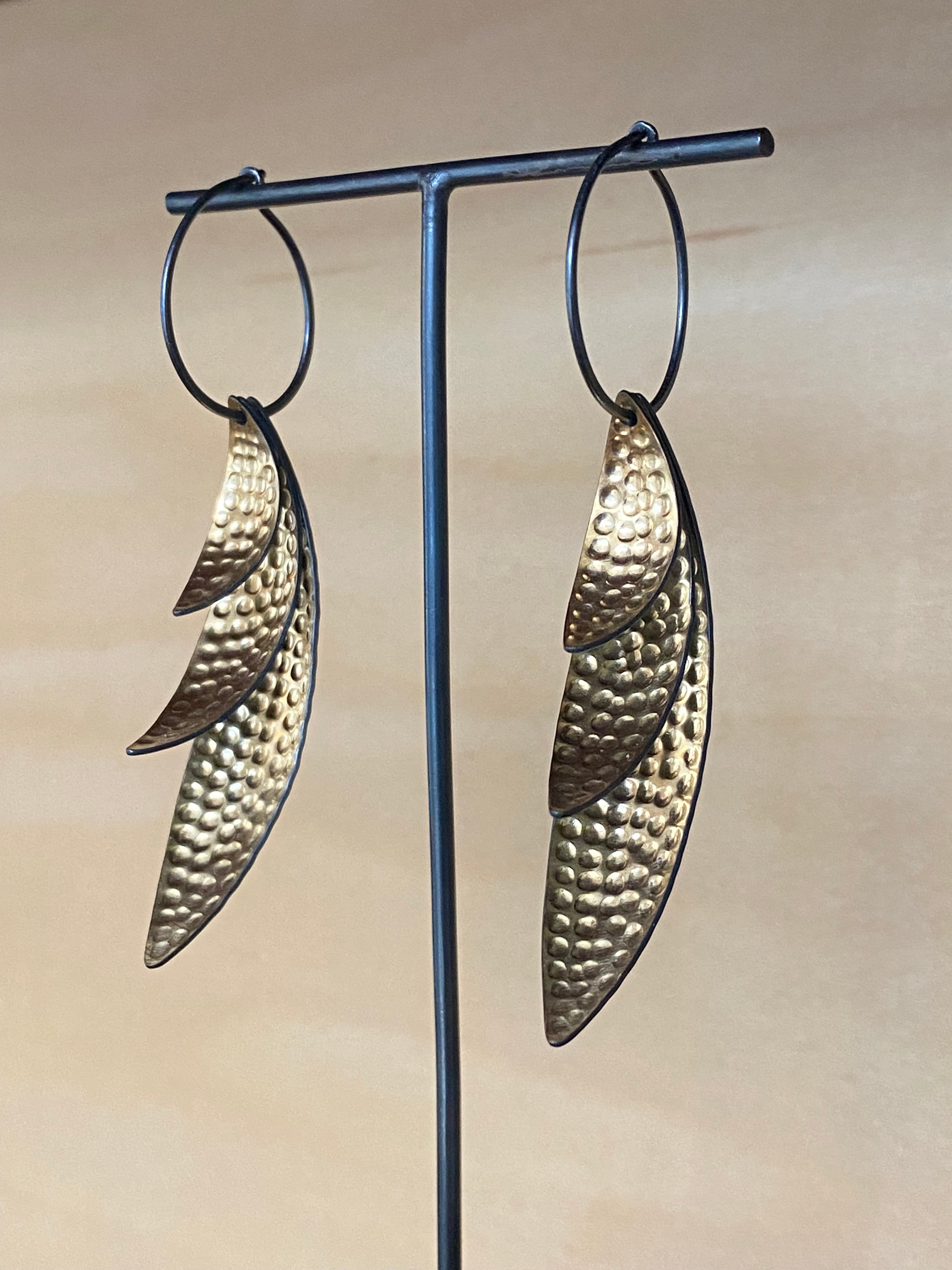Hilary Finck- Leaf Cluster Earrings