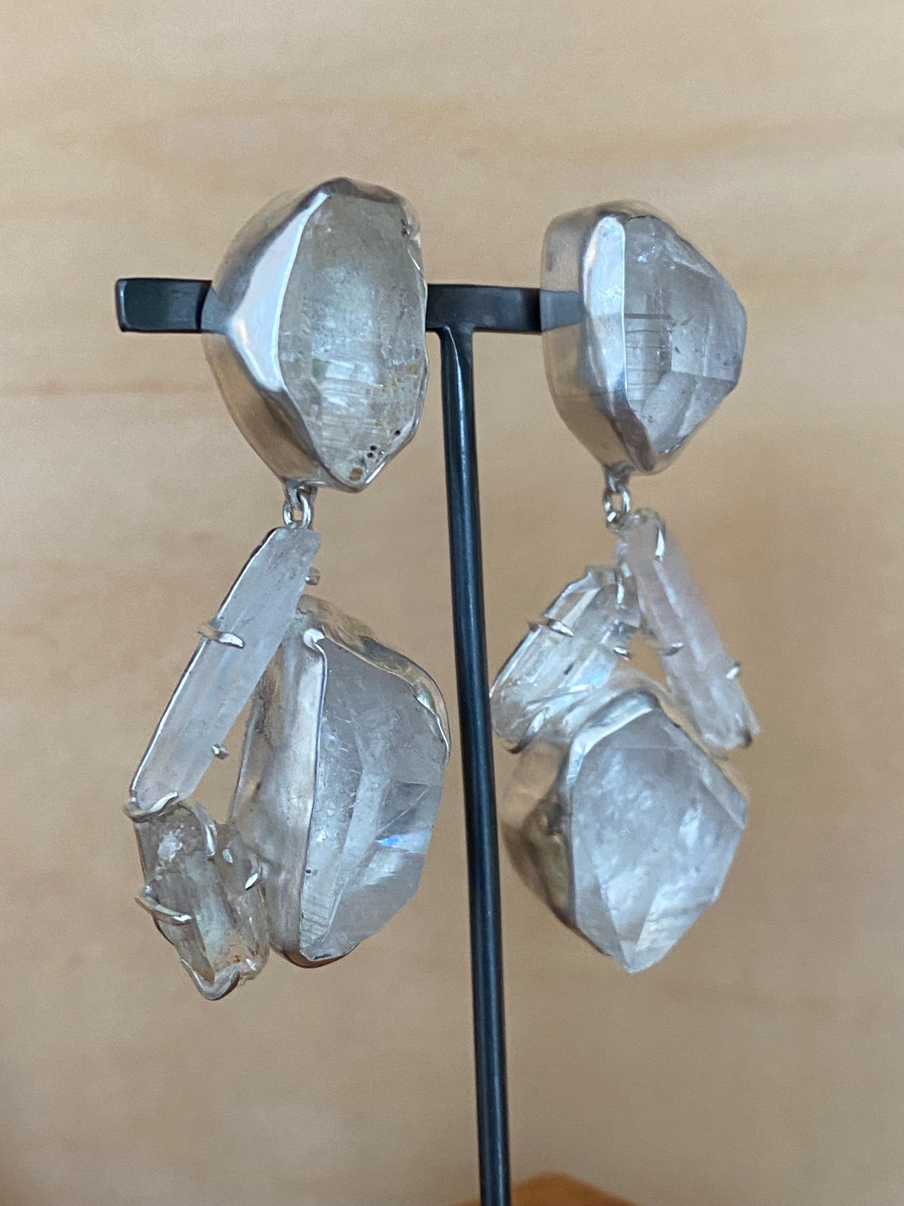 Koedyker Crafted- Quartz Cluster Earrings