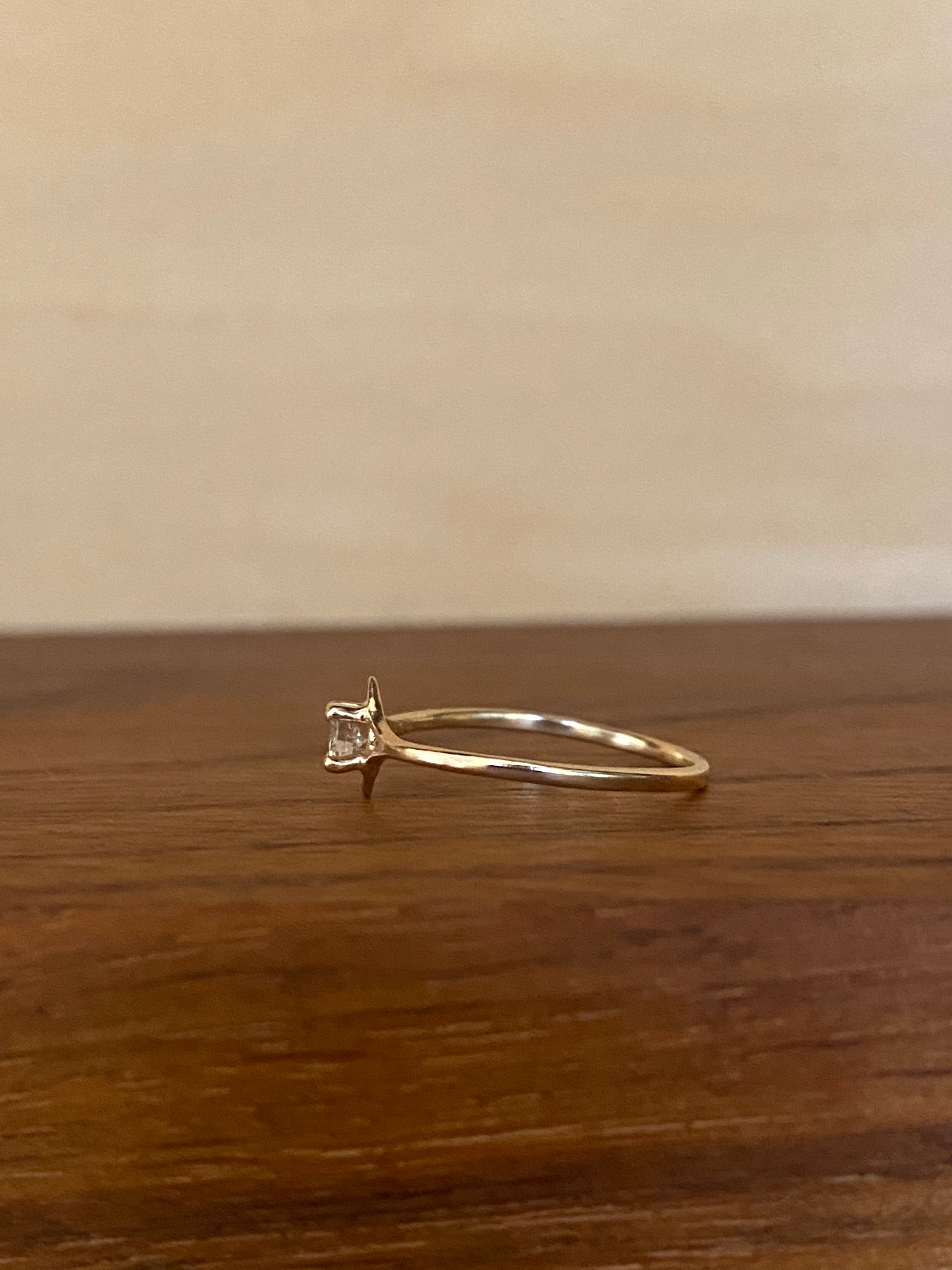 Luana Coonen- Dainty Celestial Diamond Ring