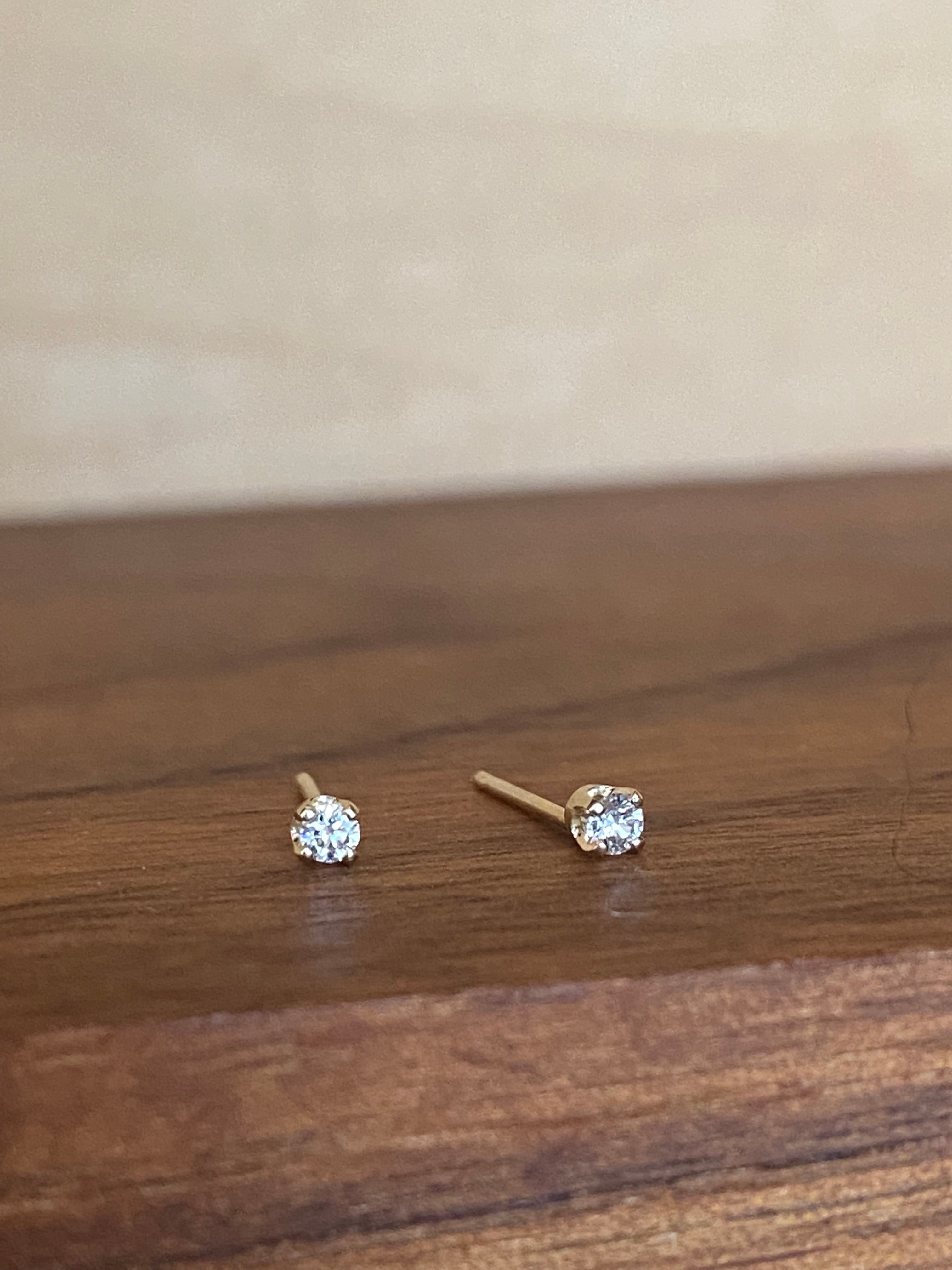 Luana Coonen- Petite Diamond Stud Earrings