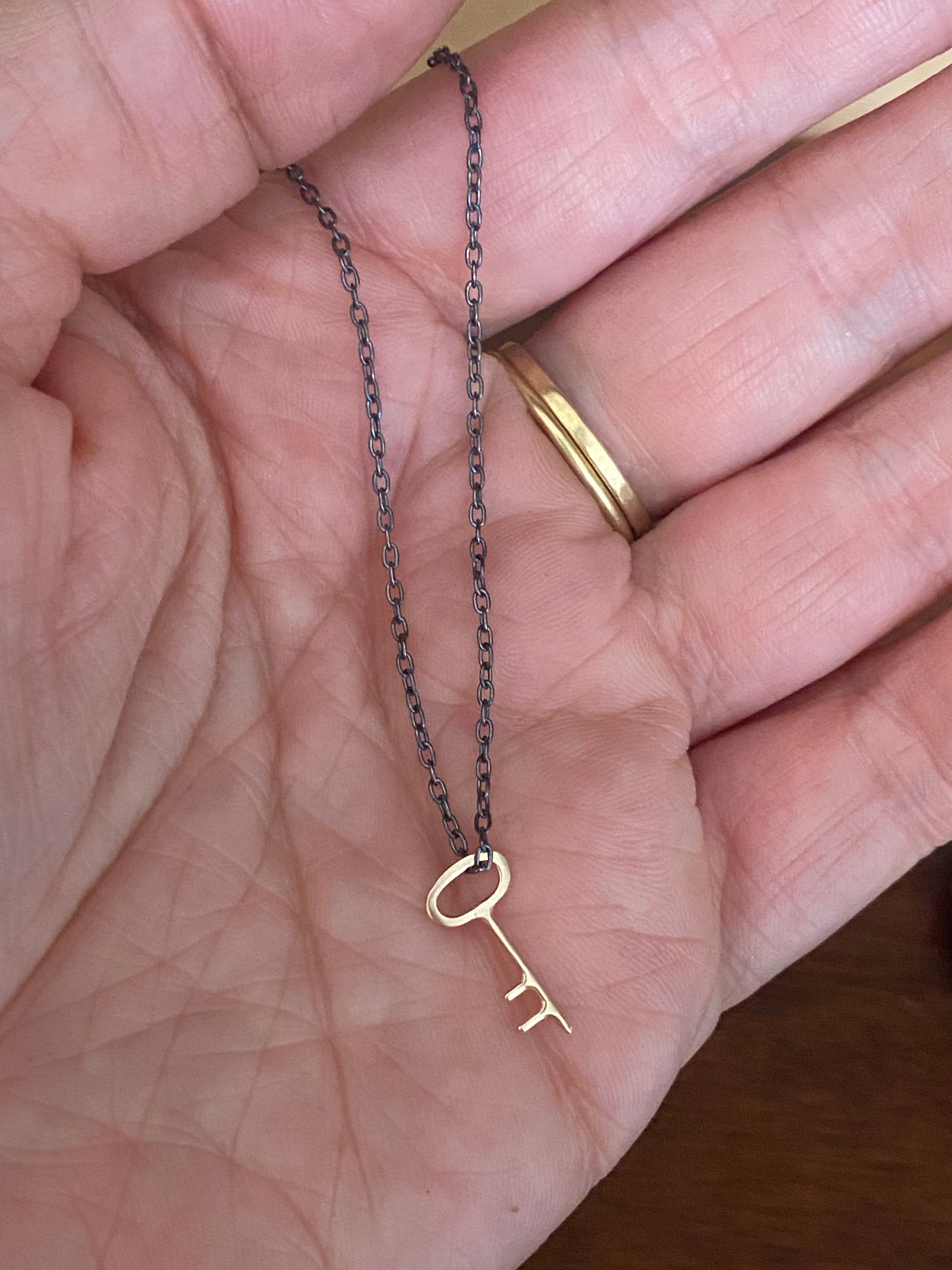 Luana Coonen- Gold Key Necklace