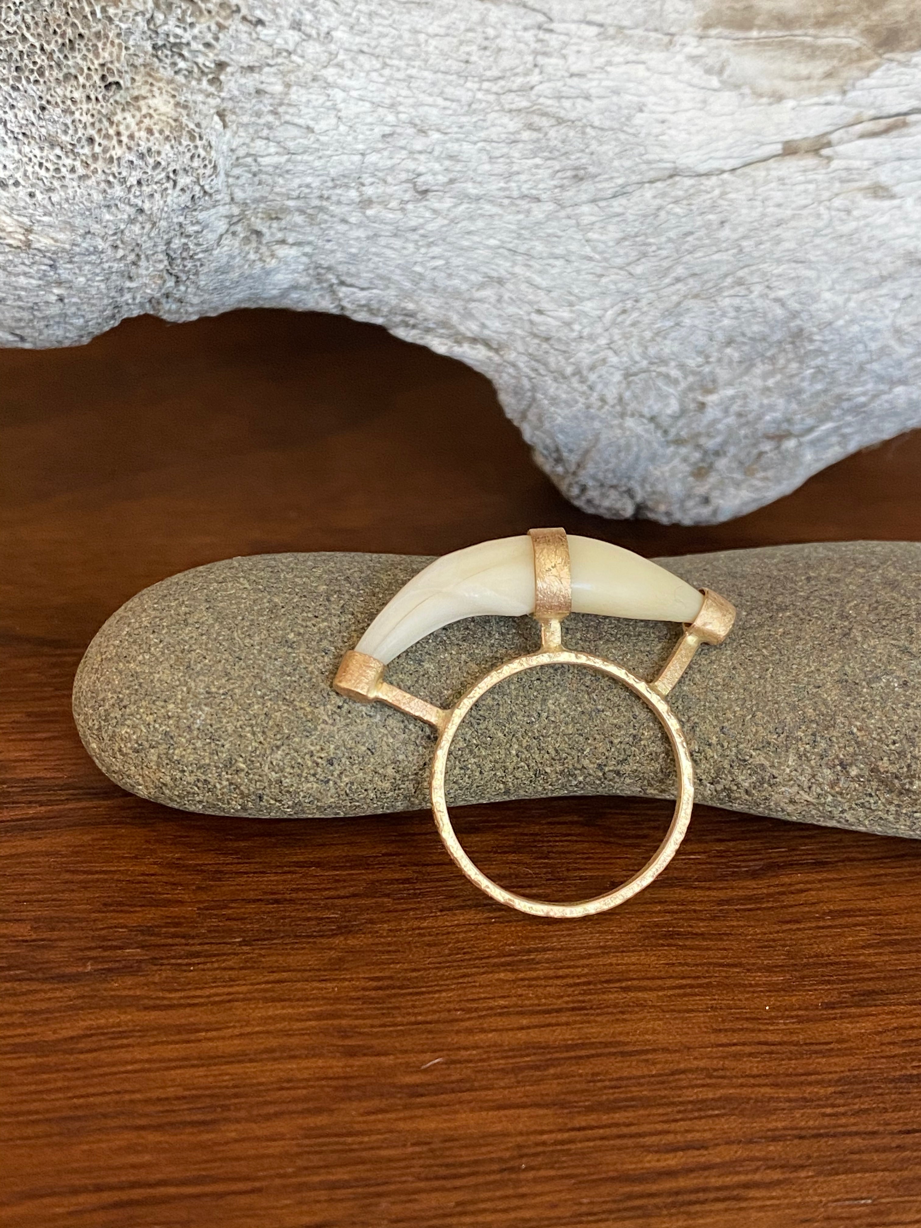 M. Rose Studio- Arched Tooth Ring
