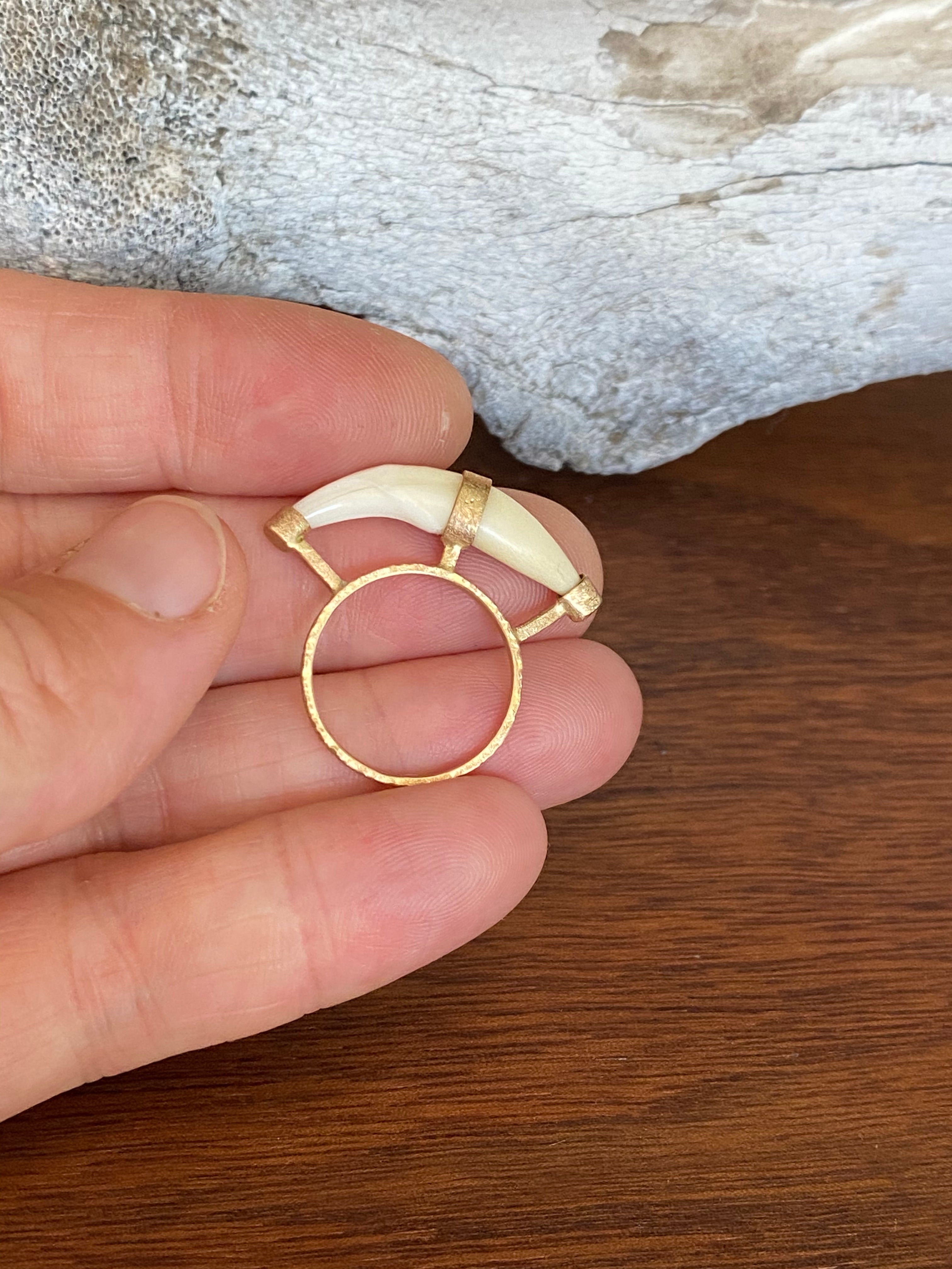 M. Rose Studio- Arched Tooth Ring
