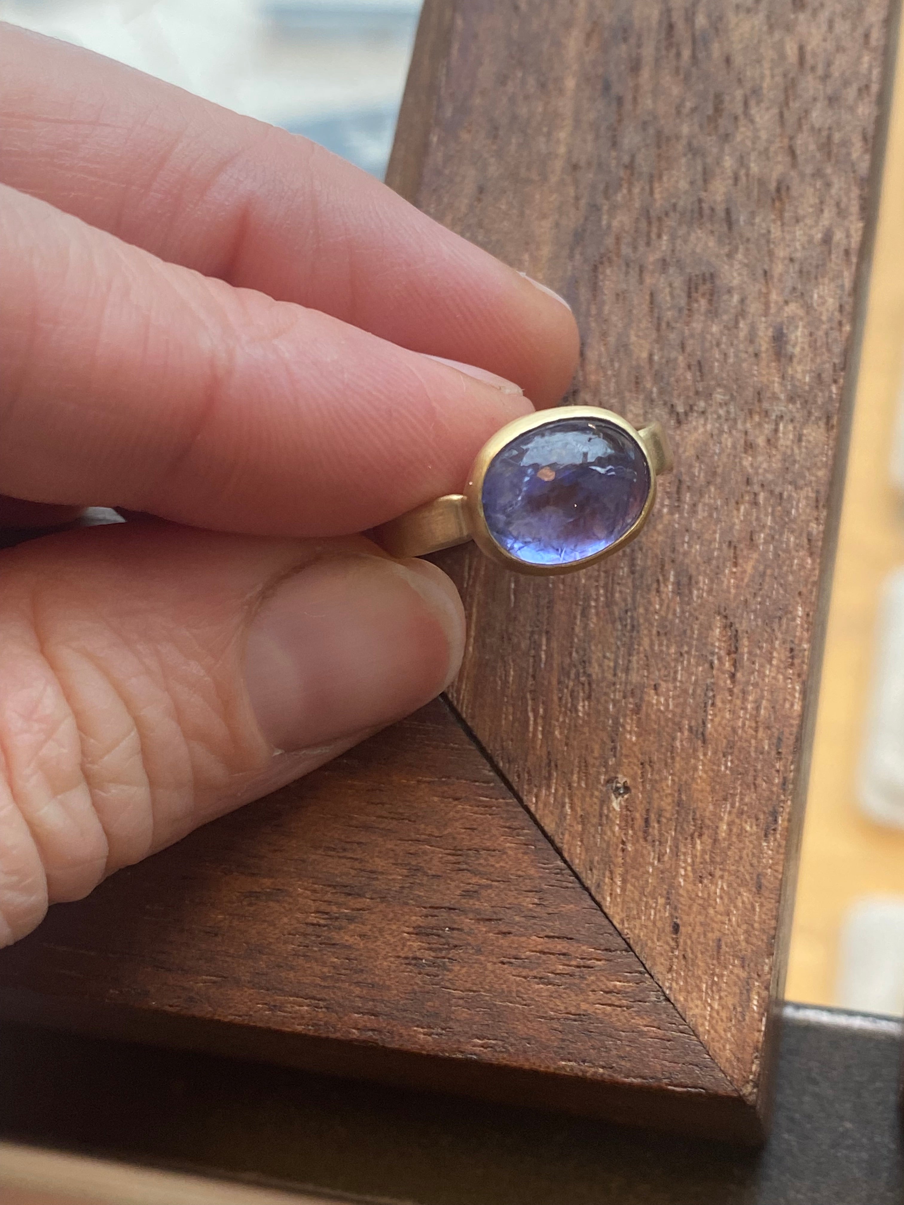 Monica Marcella- Tanzanite Oval Ring