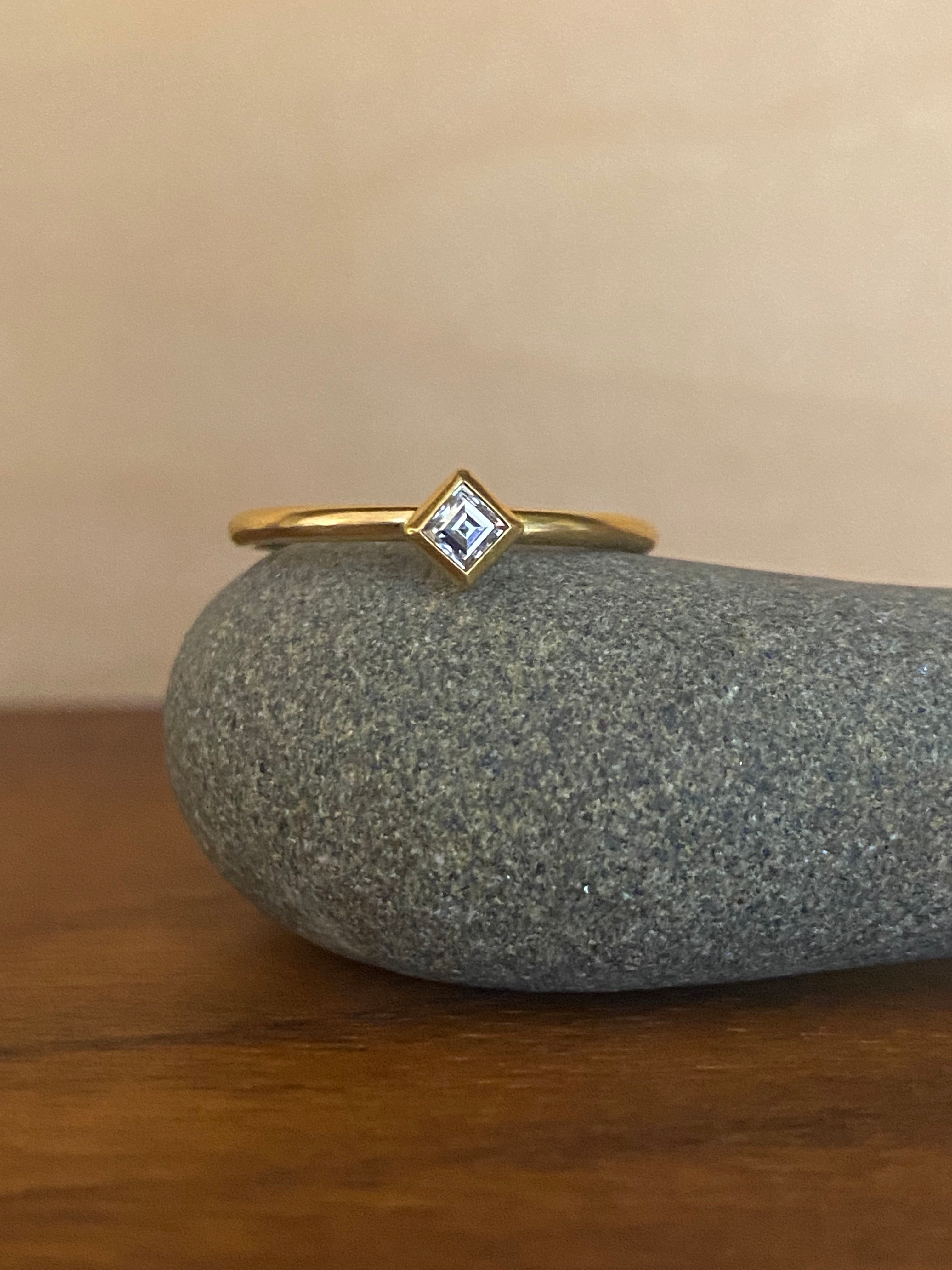 Sam Woehrmann- Petite Square Diamond Ring