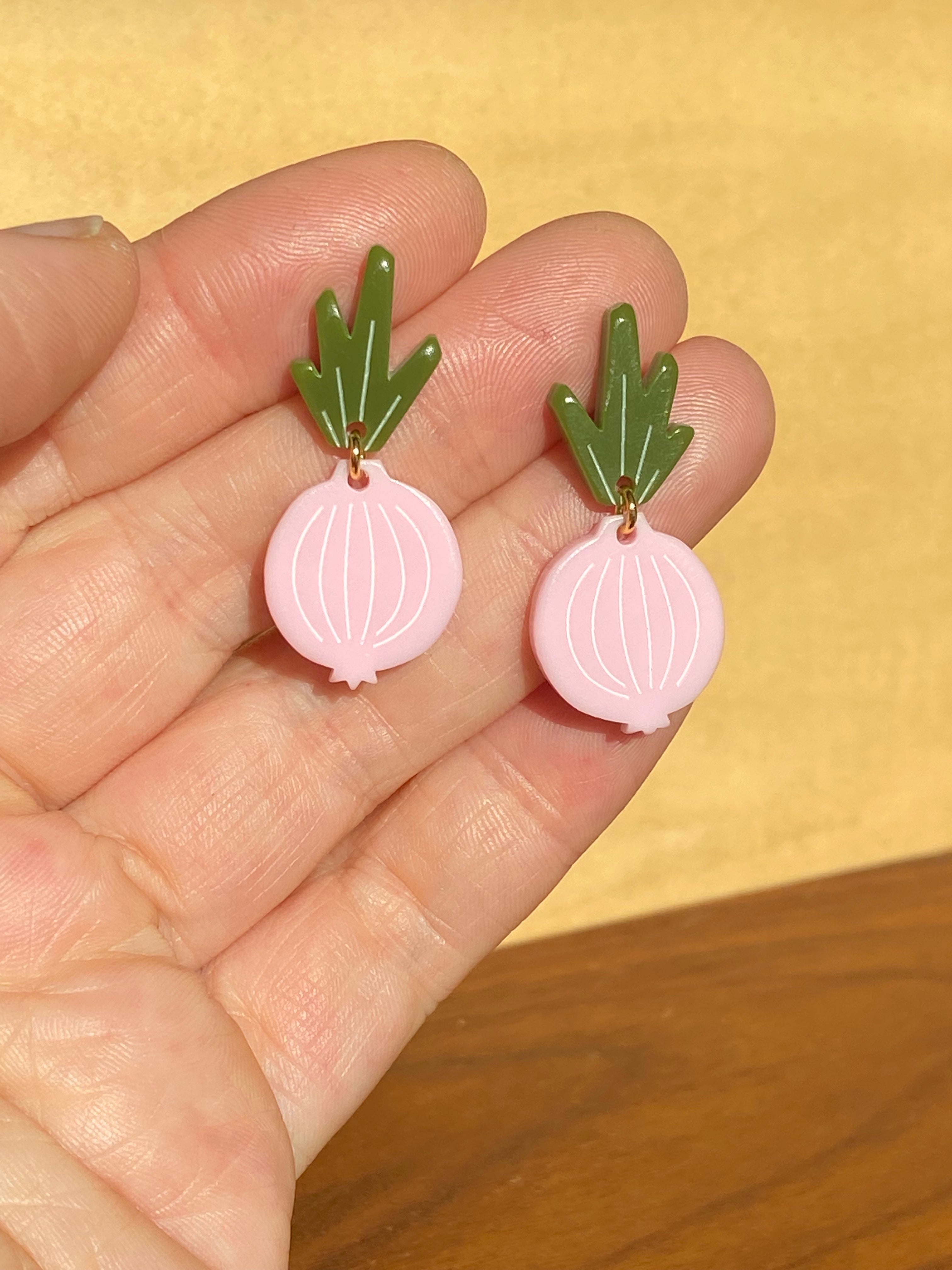 Woll Jewelry- Onion Dangle Earring